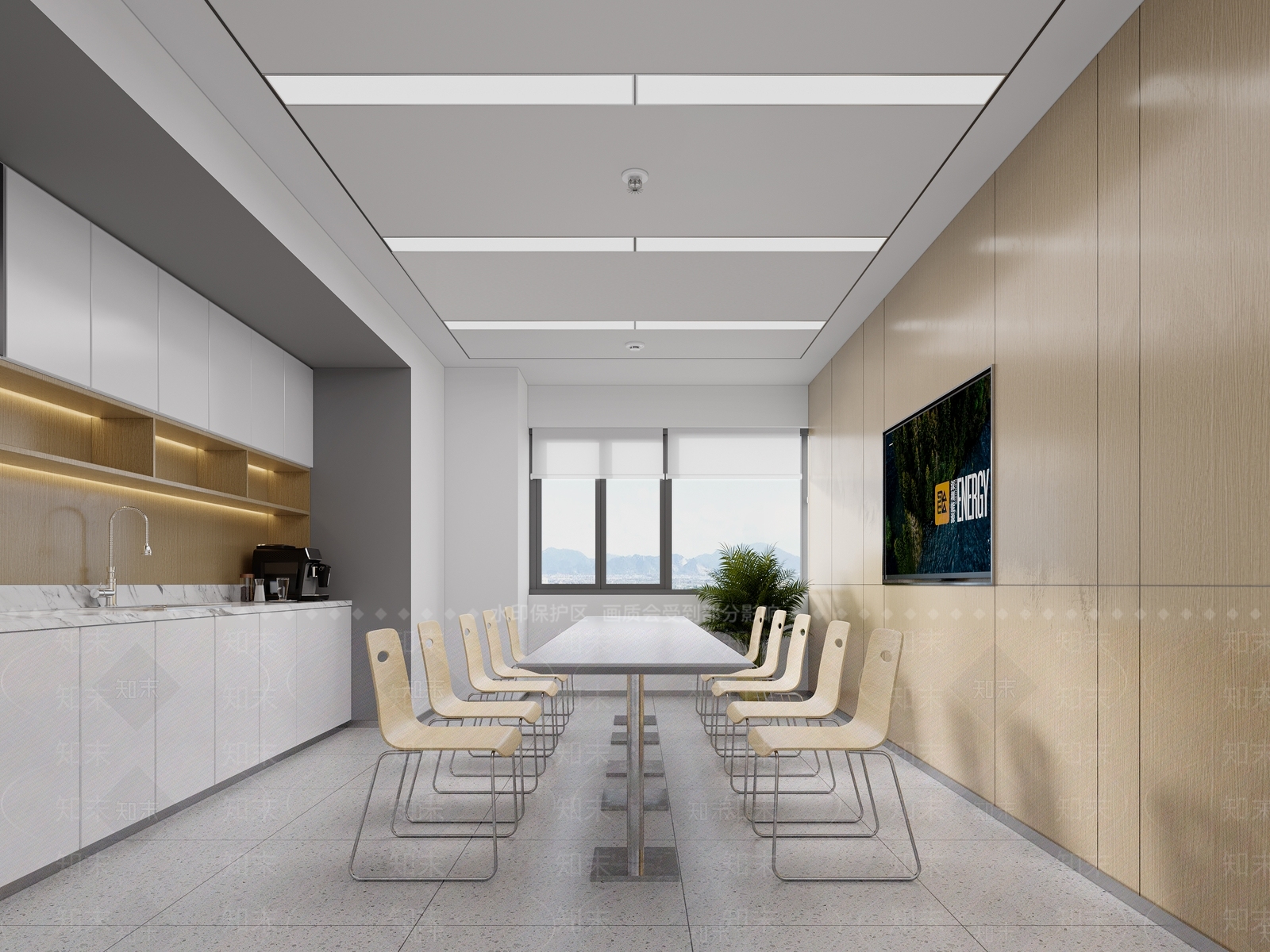 现代茶水间3D模型下载【ID:1194429710】