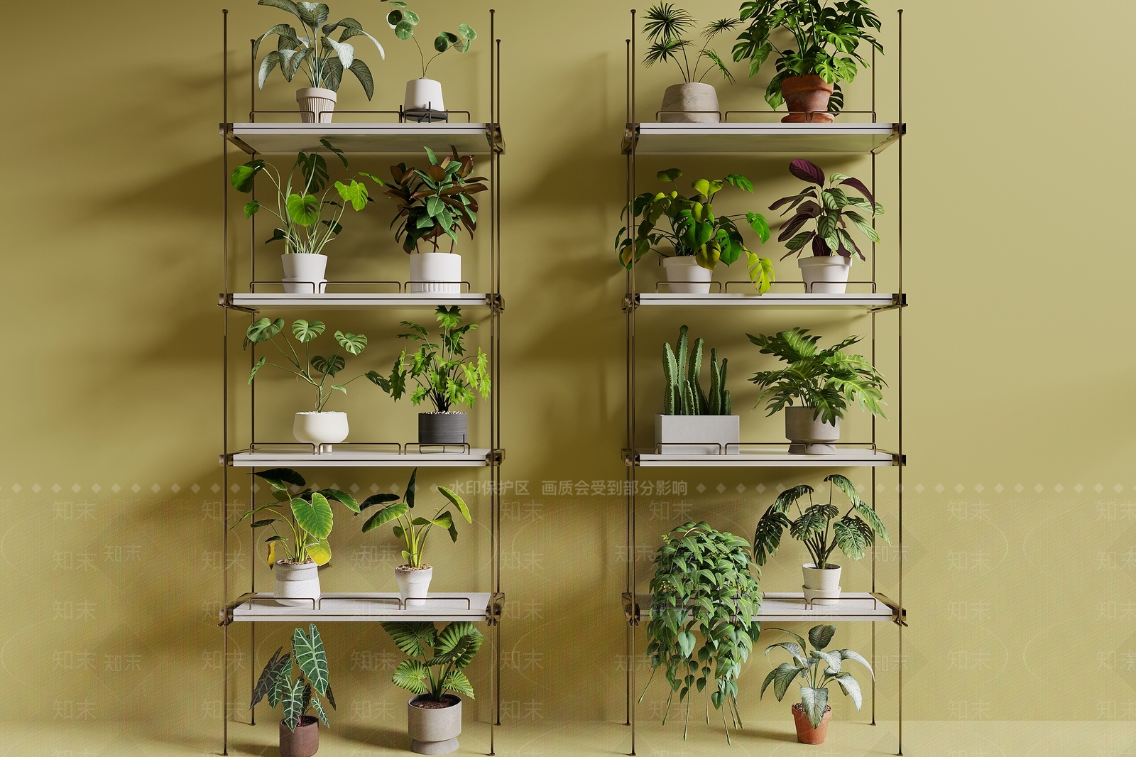 盆栽3D模型下载【ID:1194430126】