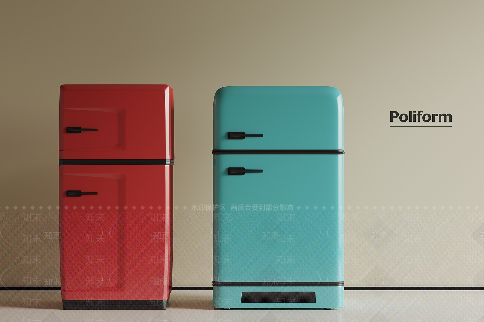 冰箱SU模型下载【ID:1194432474】