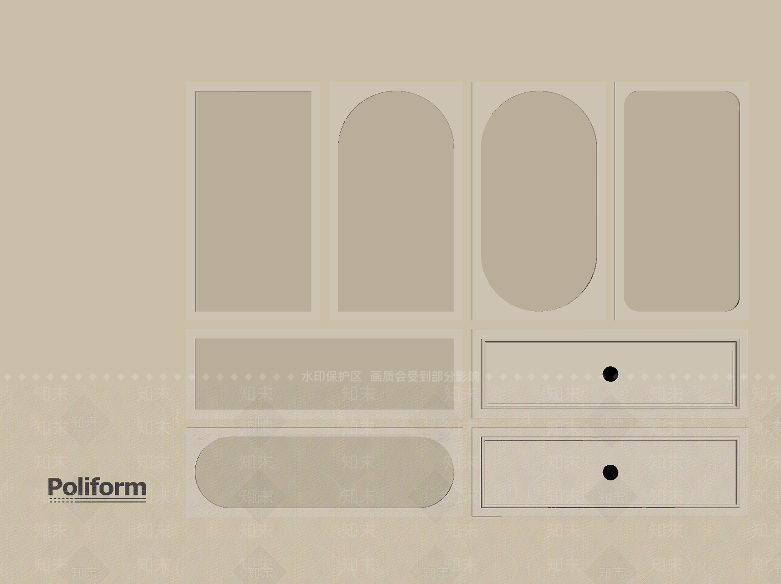 奶油其他门SU模型下载【ID:1194435036】