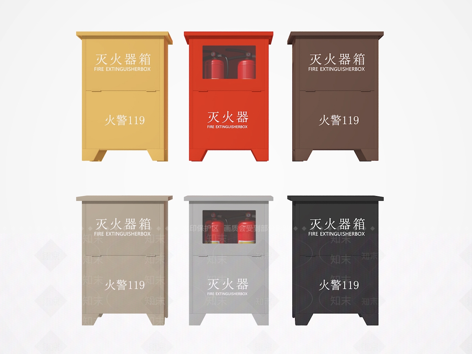 消防栓SU模型下载【ID:1194441802】