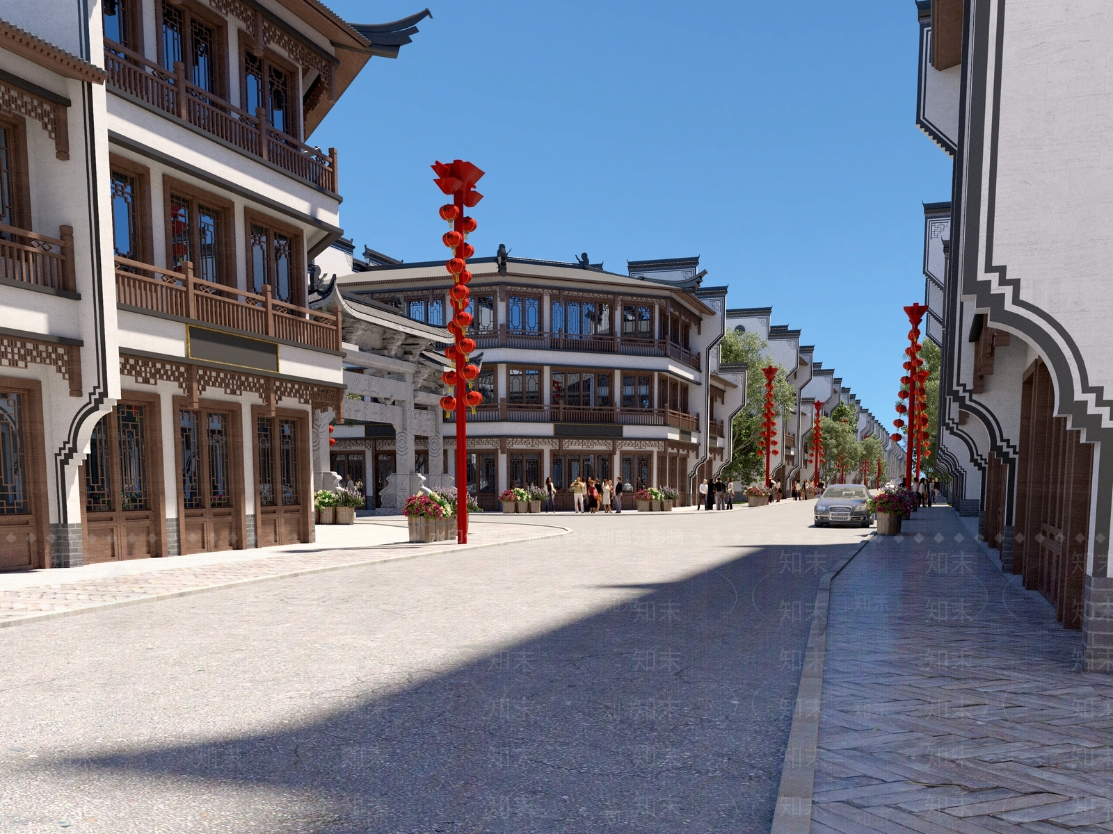 中式中古古建3D模型下载【ID:1194444861】