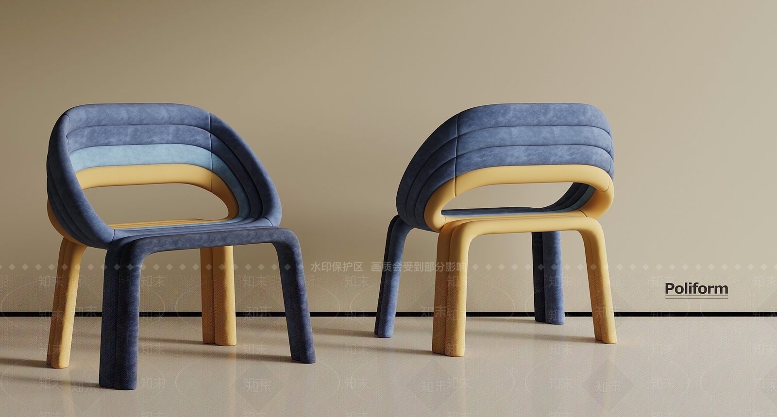 现代儿童椅SU模型下载【ID:1194447024】