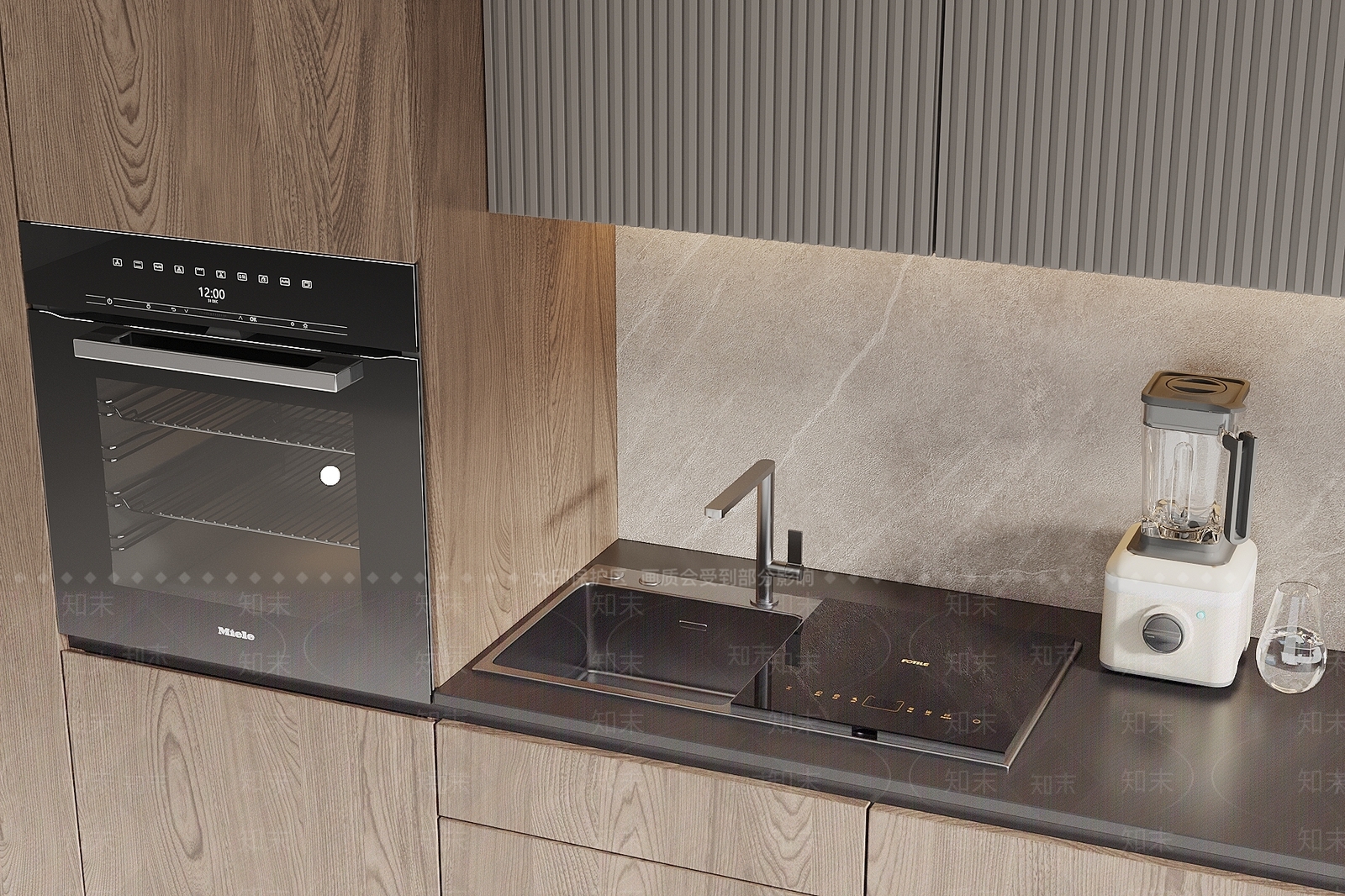 水槽3D模型下载【ID:1194453850】