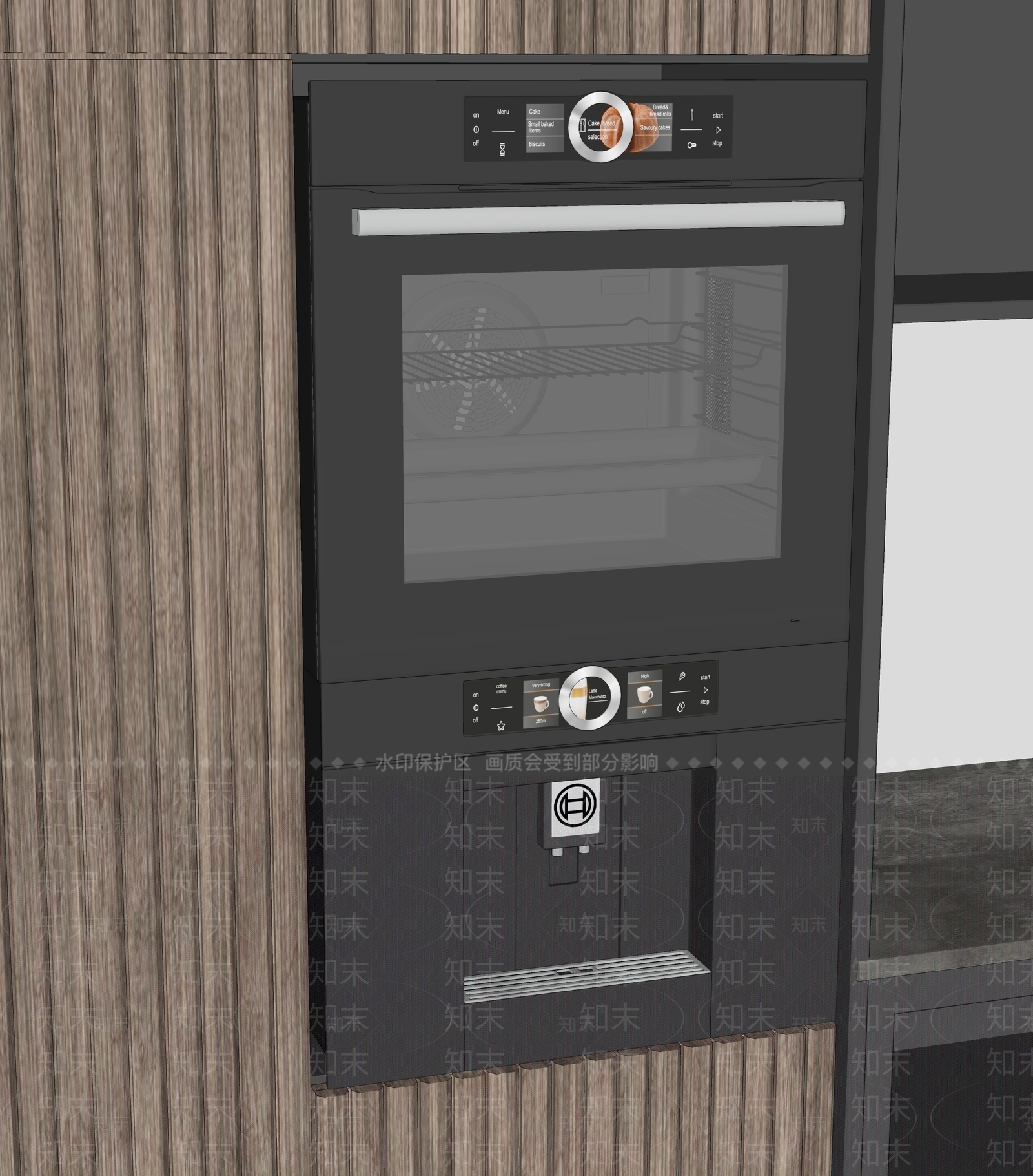 烤箱SU模型下载【ID:1194468970】
