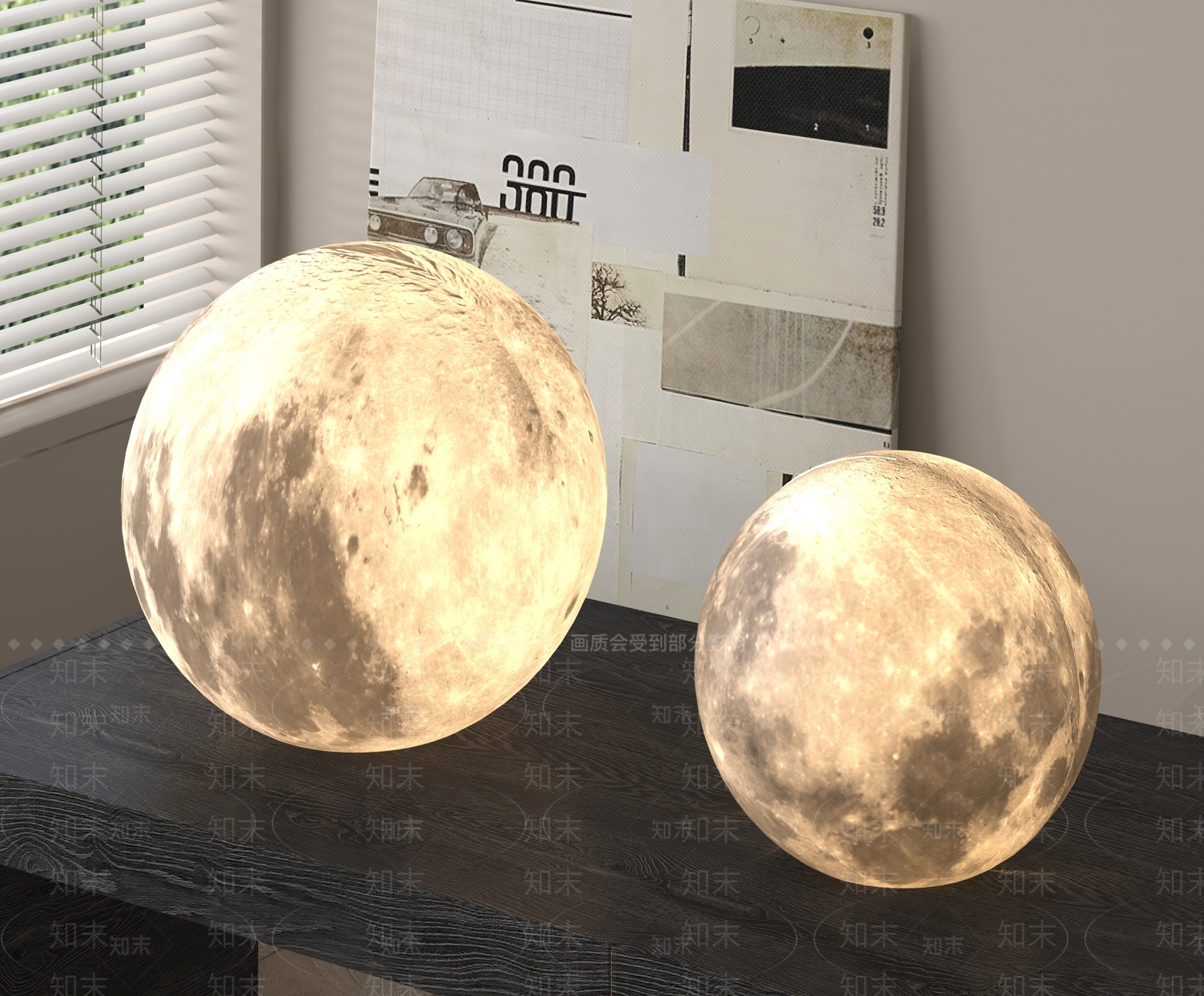 现代落地灯3D模型下载【ID:1194477090】