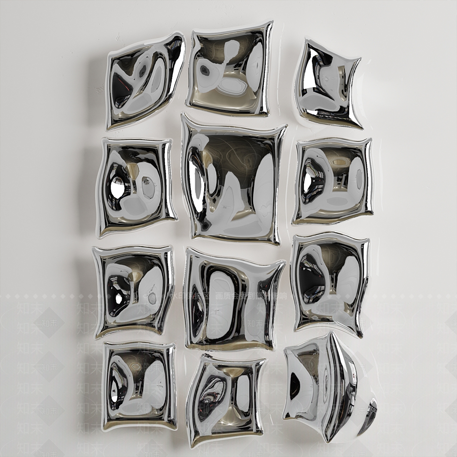 现代挂件3D模型下载【ID:1194478335】