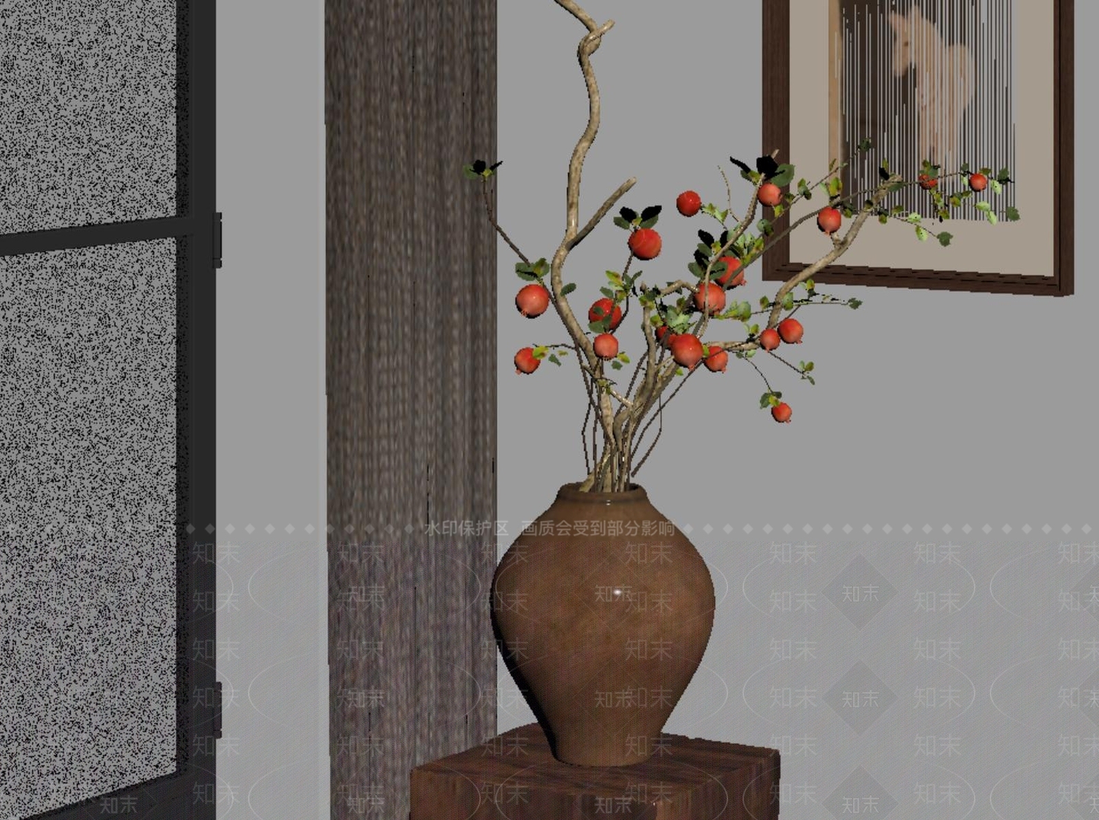 中古花瓶SU模型下载【ID:1194477621】