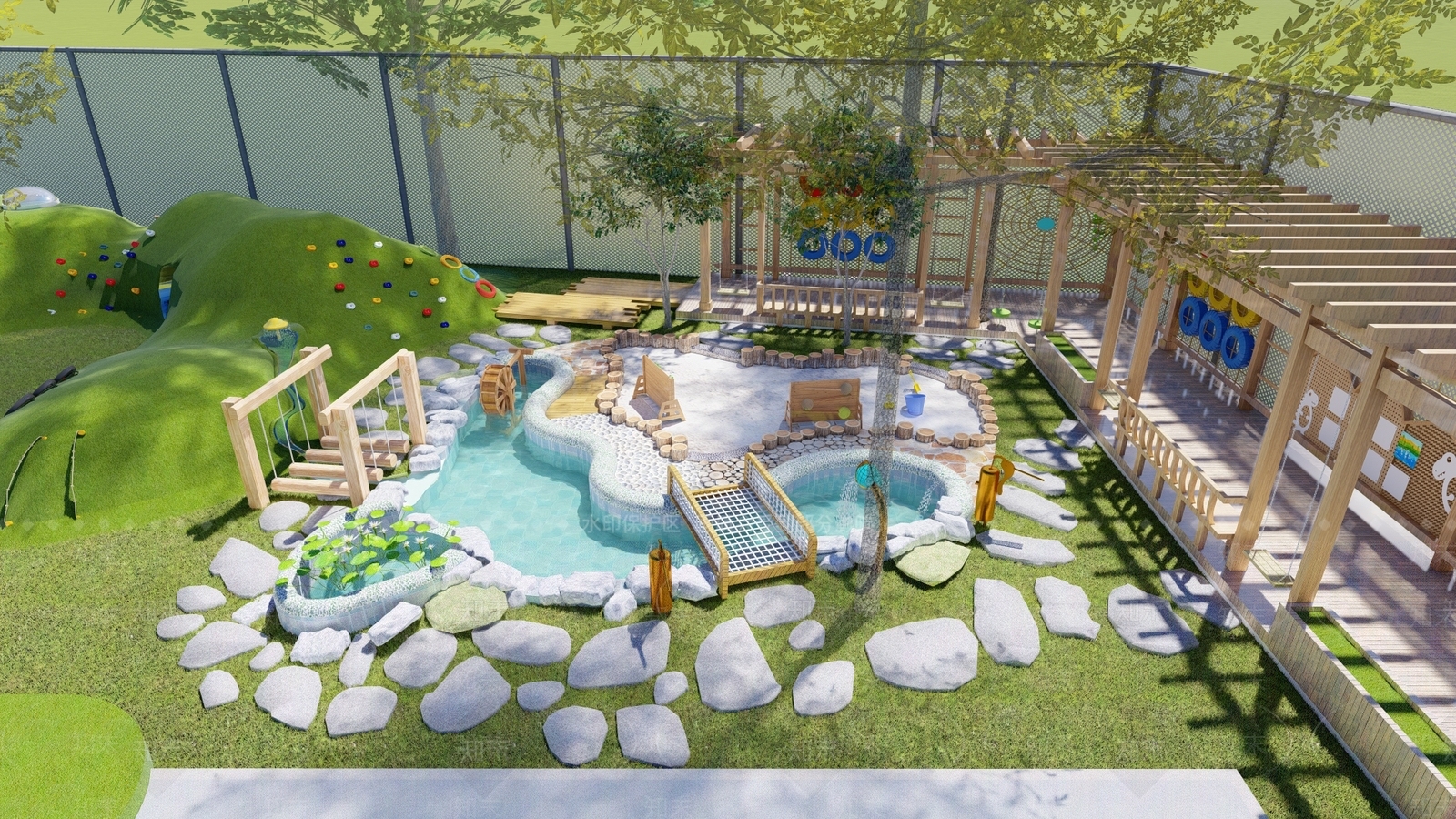 现代办公景观SU模型下载【ID:1194478393】