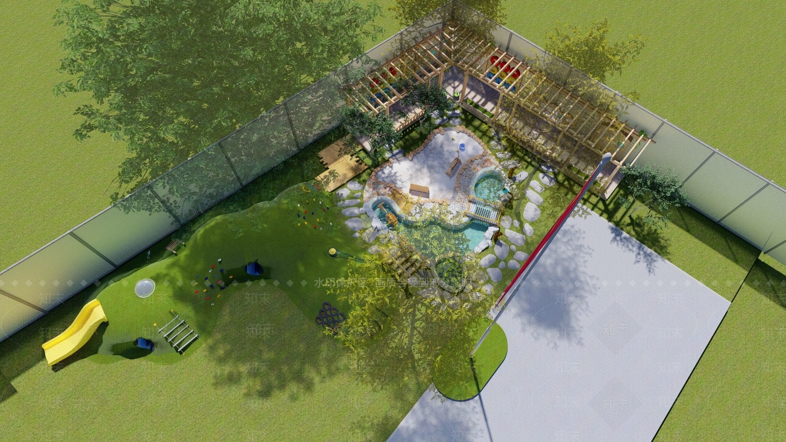 现代办公景观SU模型下载【ID:1194478393】