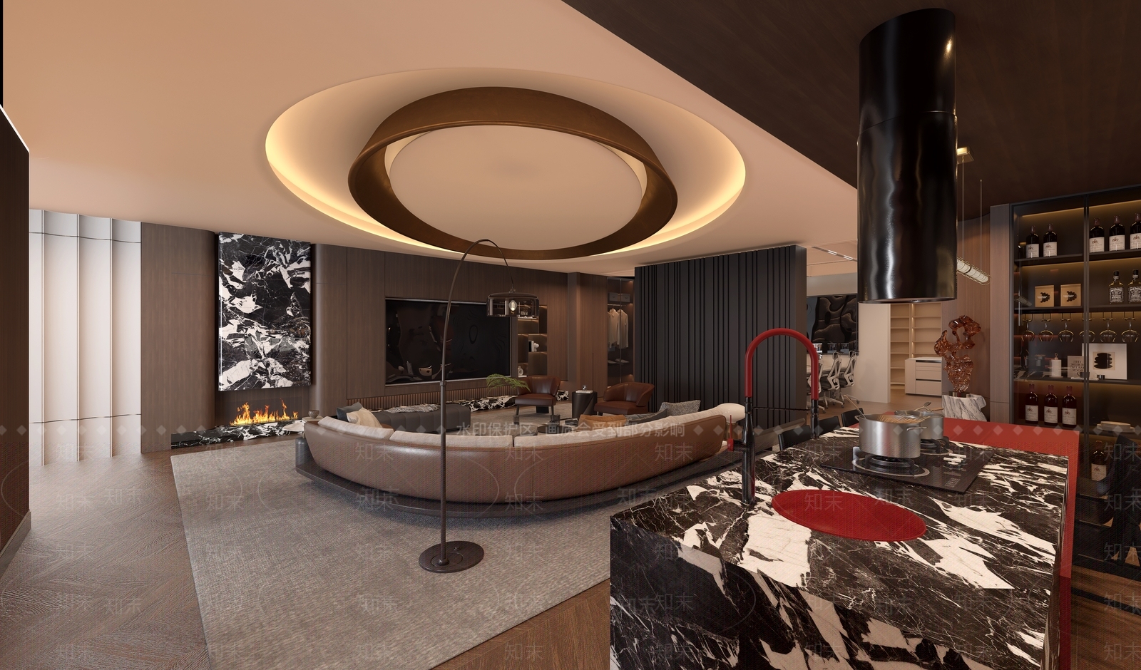 现代意式家居专卖店3D模型下载【ID:1194482869】