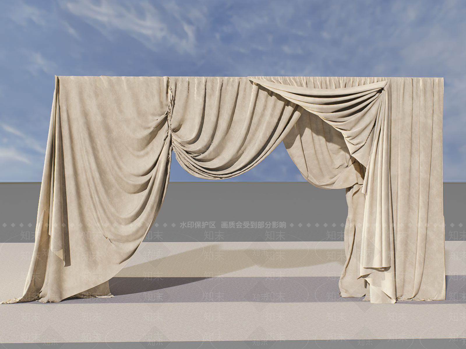 现代简约其他舞台元素SU模型下载【ID:1194482854】