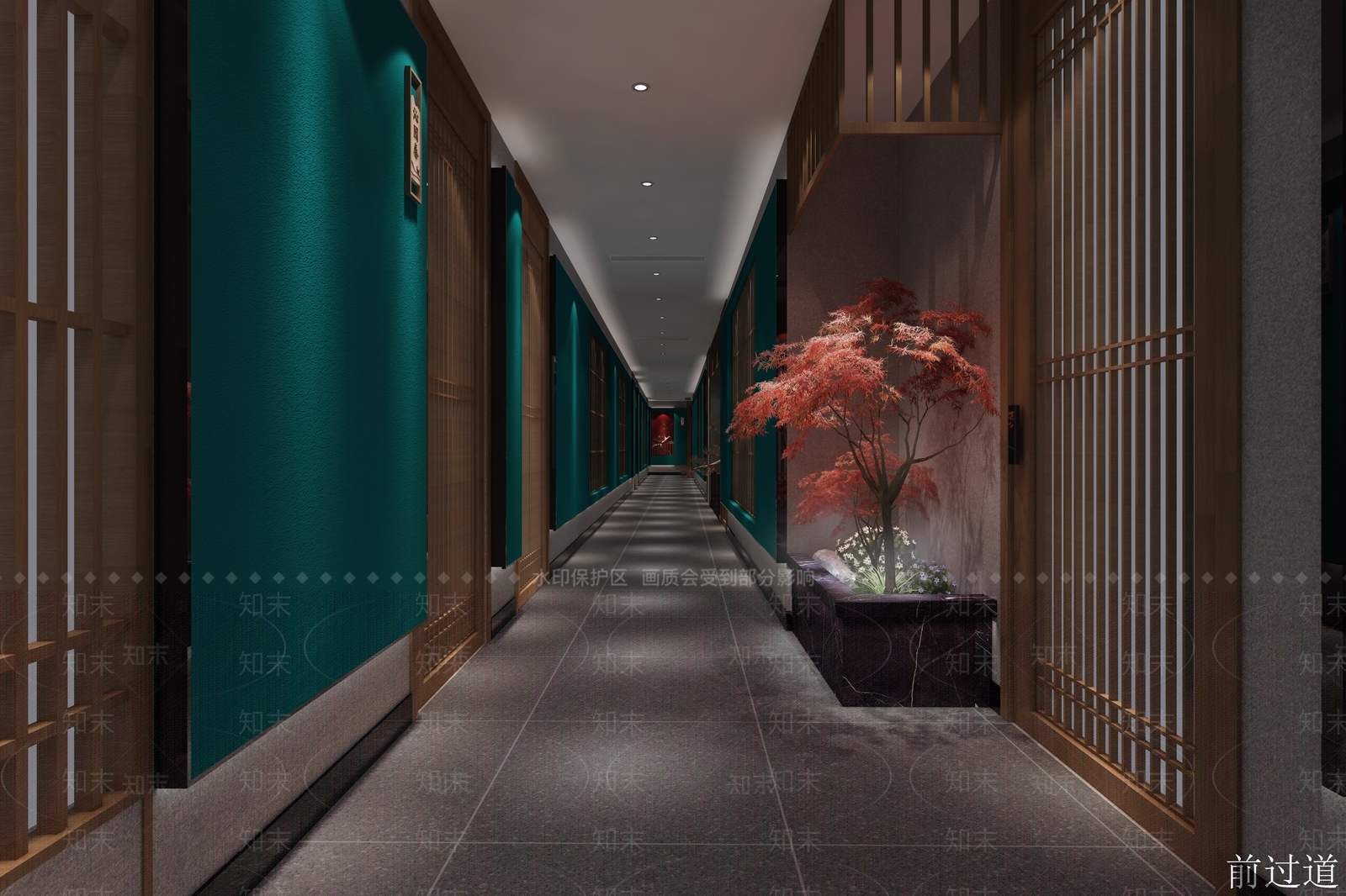 现代新中式中餐厅3D模型下载【ID:1194483794】