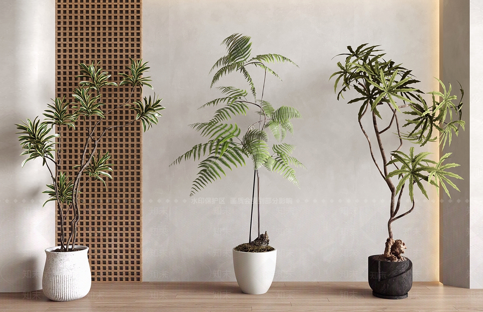 盆栽3D模型下载【ID:1194485592】