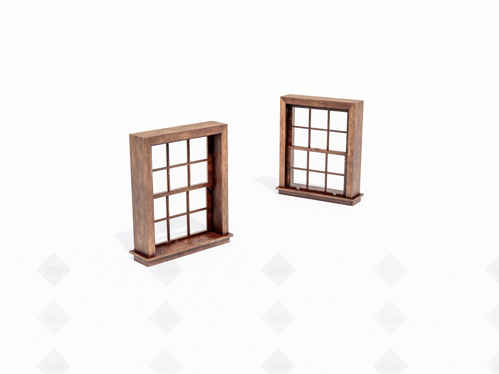 现代推拉窗SU模型下载【ID:1194489502】