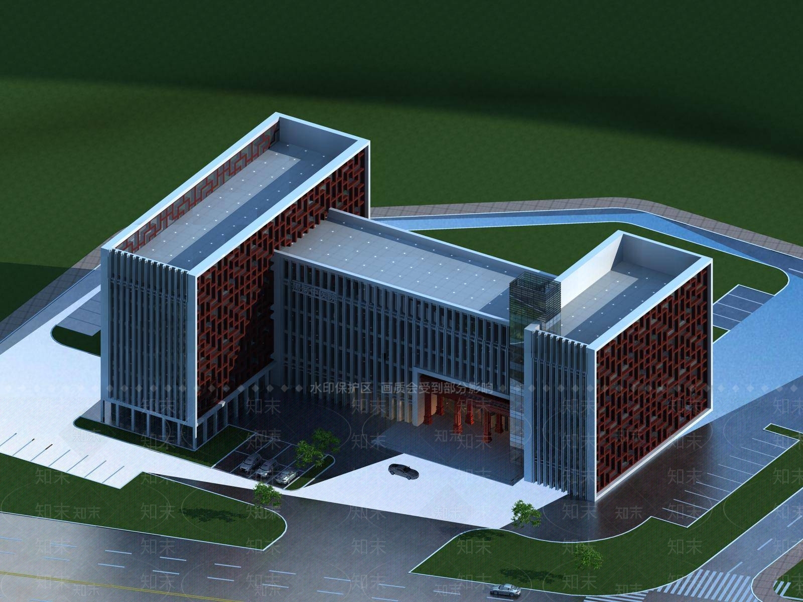 新中式其他公共建筑3D模型下载【ID:1194488931】
