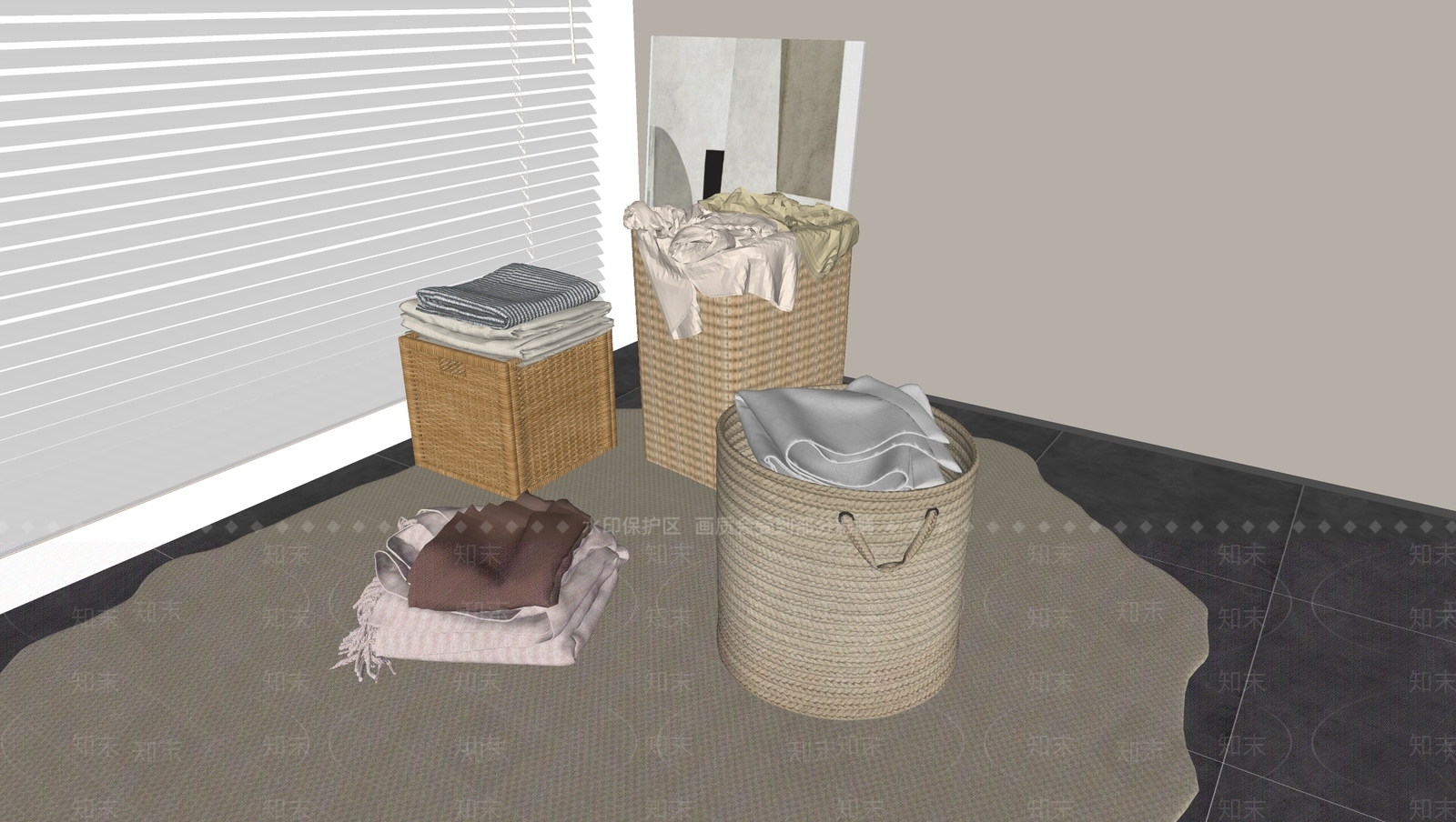 衣服SU模型下载【ID:1194497391】