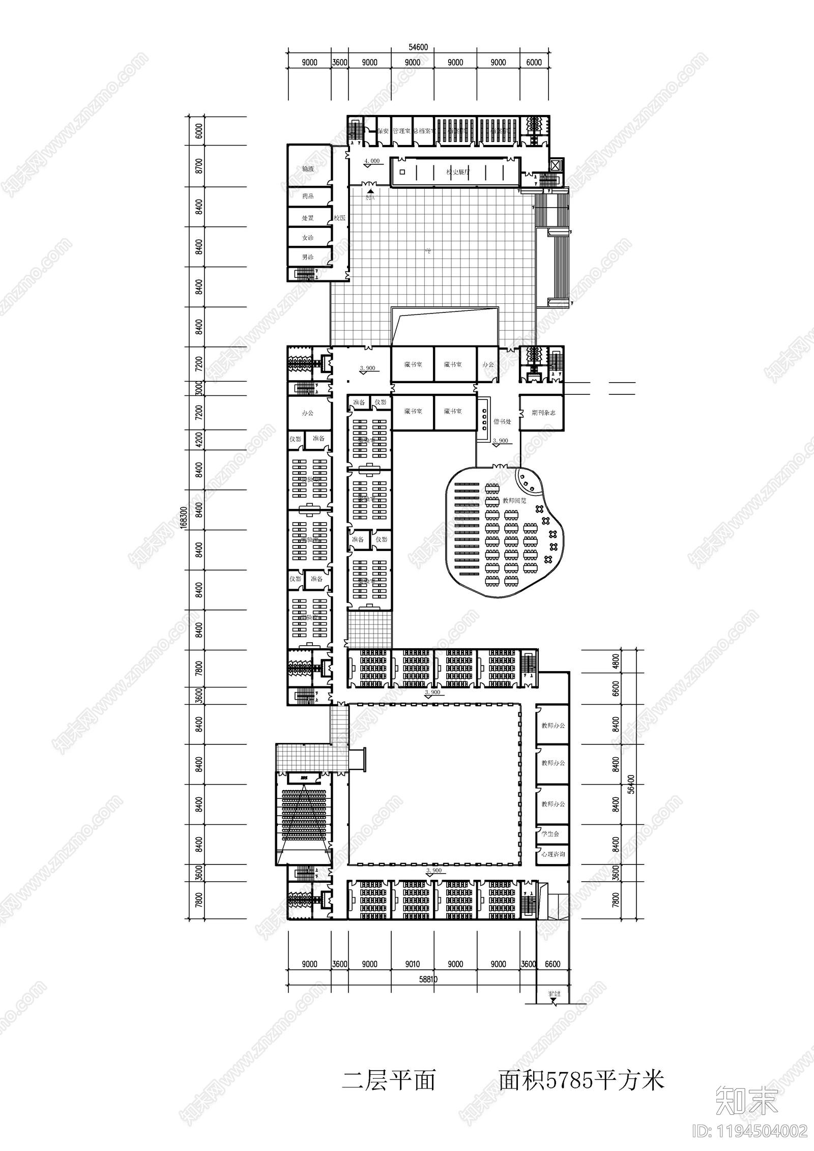 建筑平面布置图施工图下载【ID:1194504002】