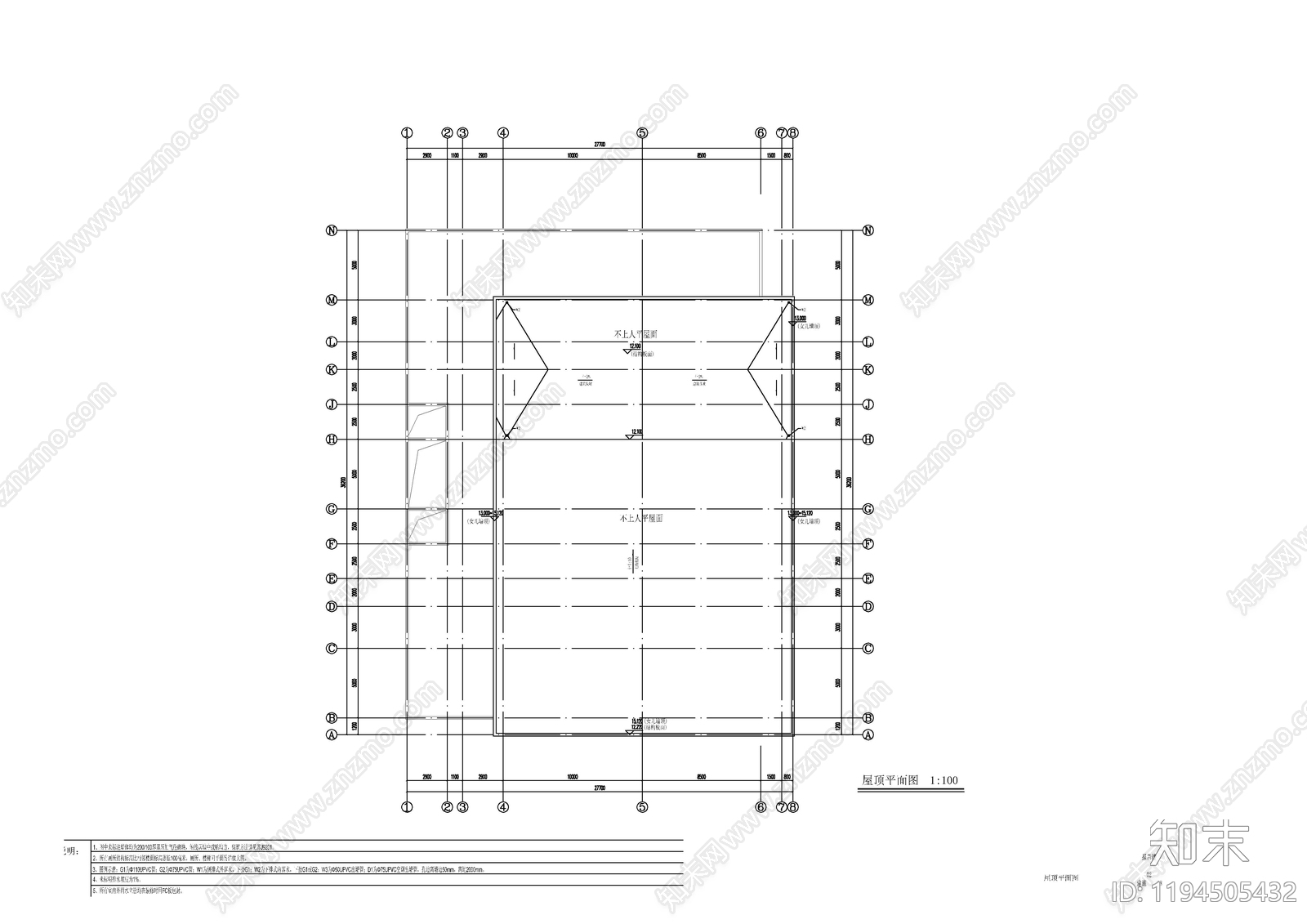 现代学校建筑cad施工图下载【ID:1194505432】