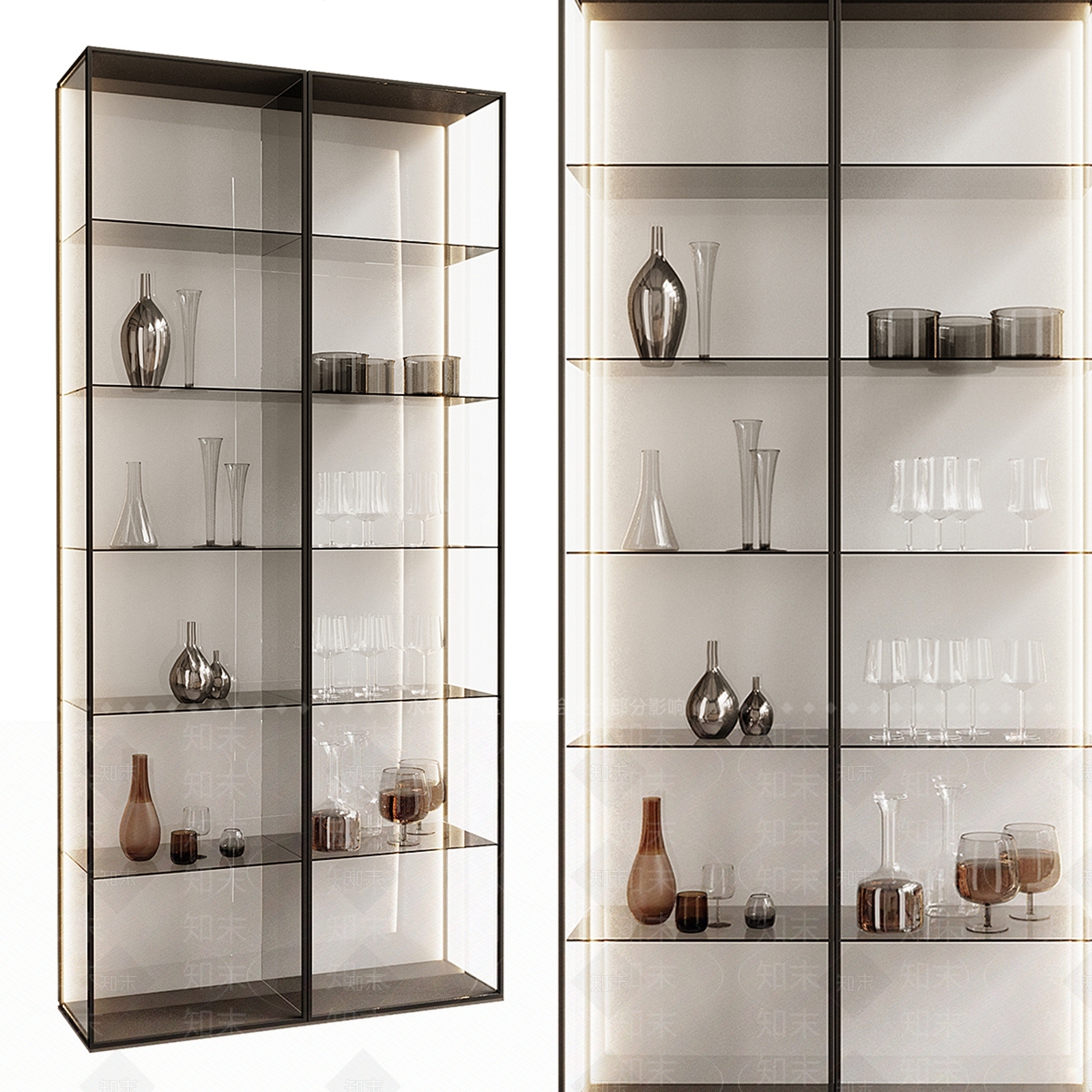 现代酒柜3D模型下载【ID:1194505582】