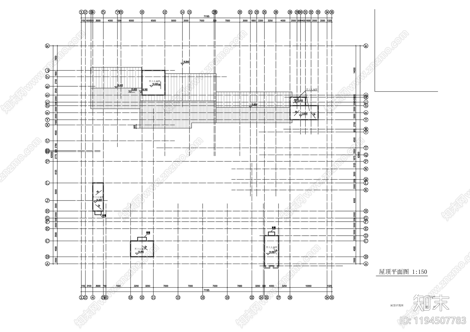 现代幼儿园建筑cad施工图下载【ID:1194507783】