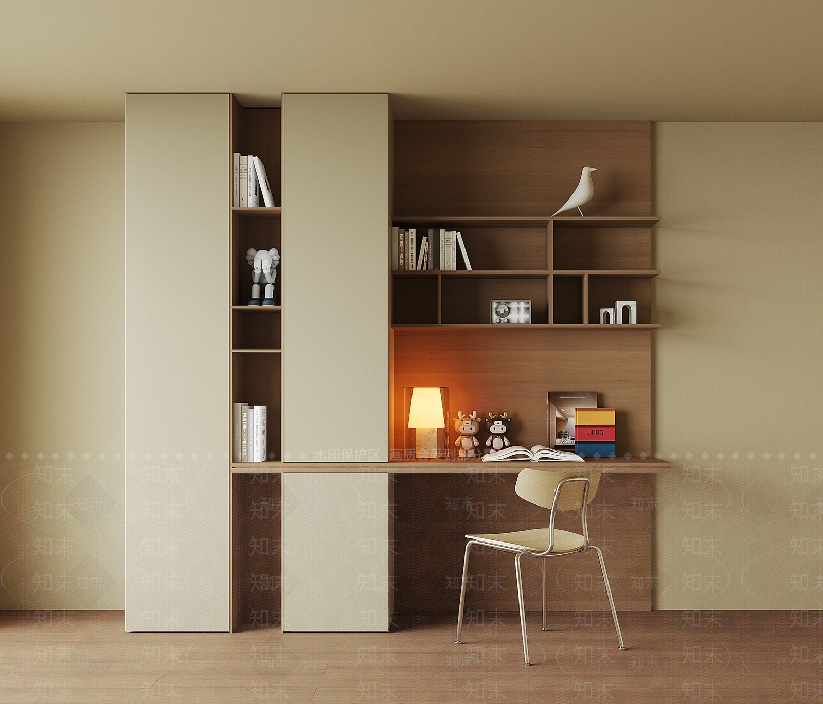 现代书桌3D模型下载【ID:1194509790】