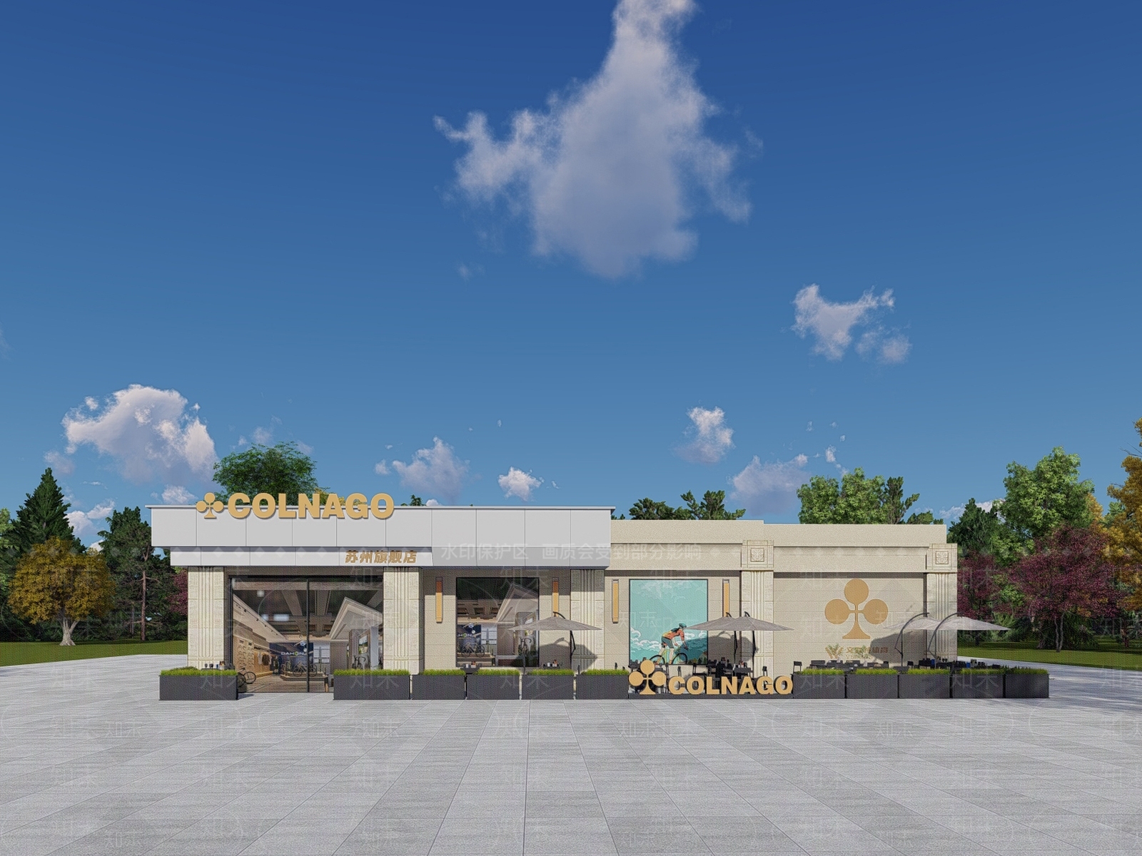 现代其他商业建筑SU模型下载【ID:1194510747】