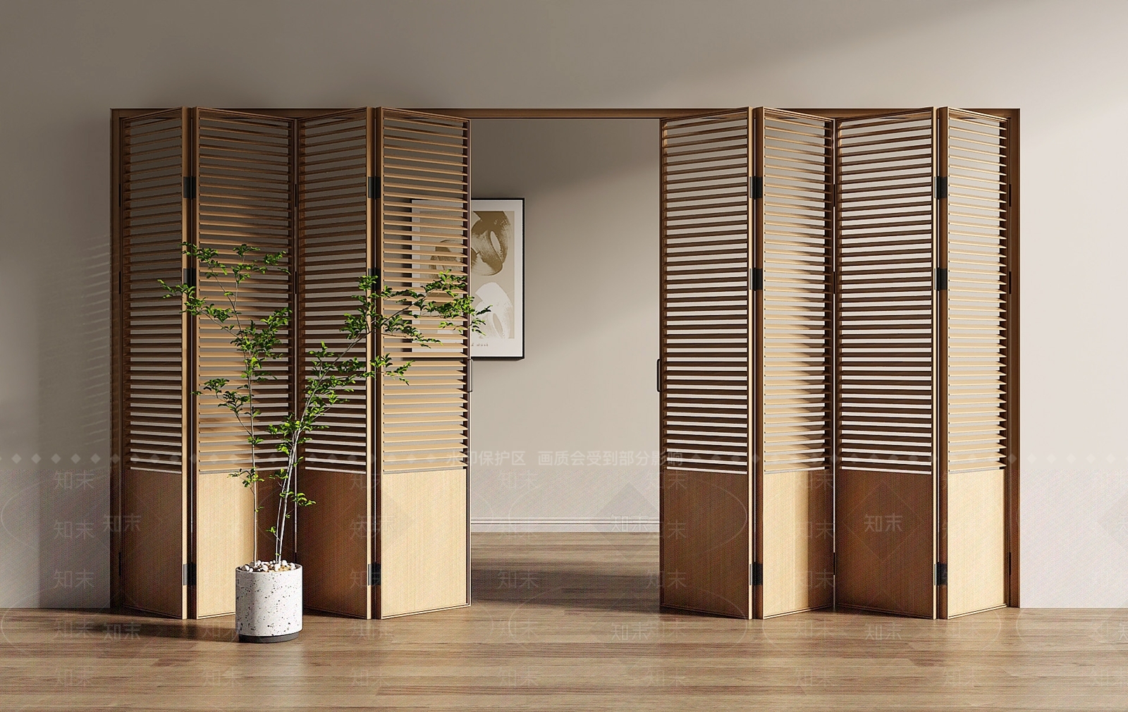 中古折叠门SU模型下载【ID:1194513841】