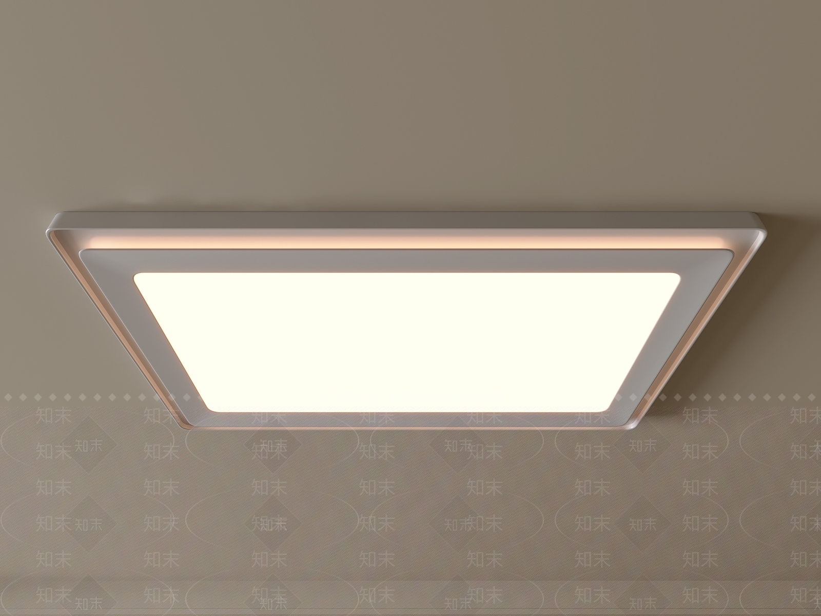 现代吸顶灯3D模型下载【ID:1194516370】