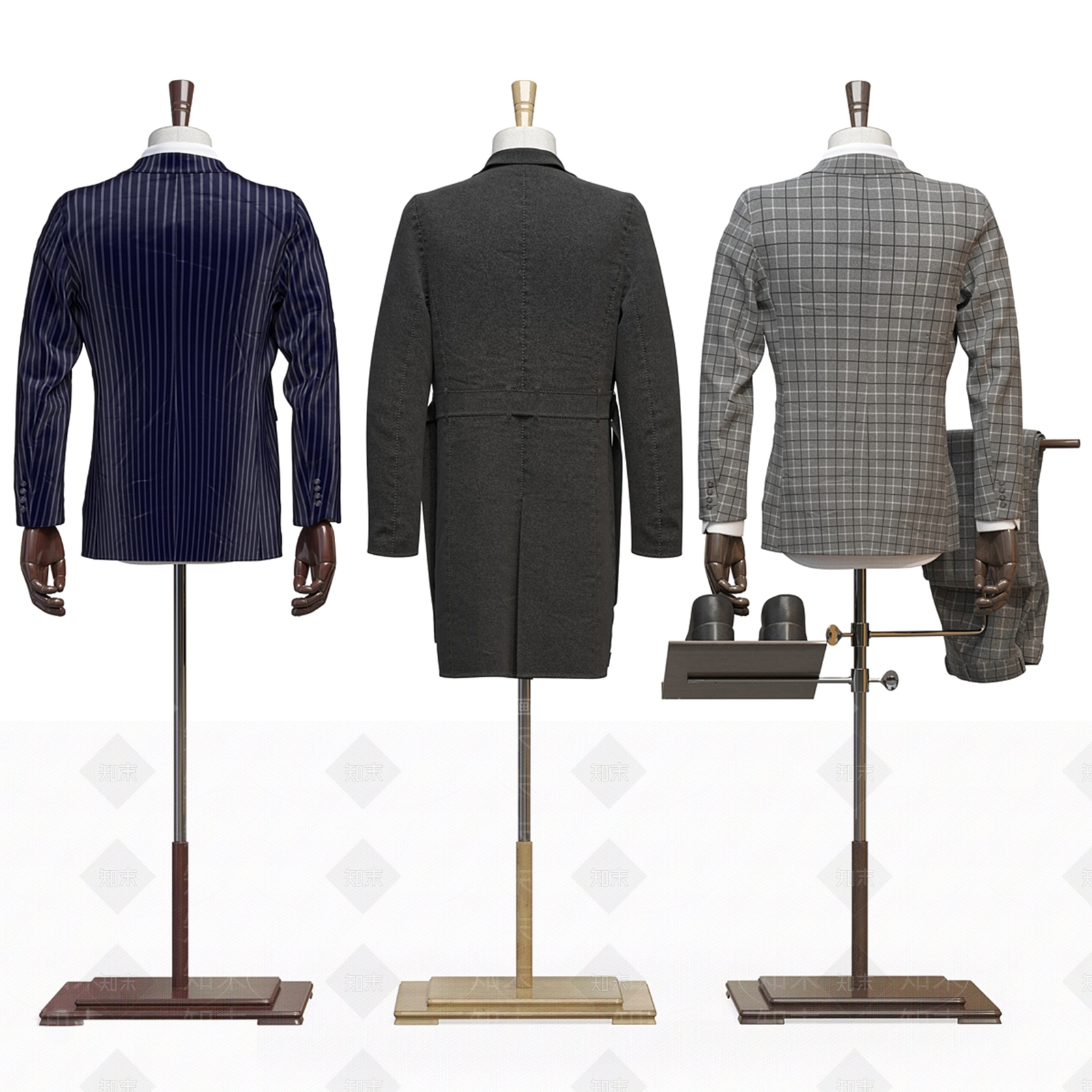 衣服3D模型渲染效果图