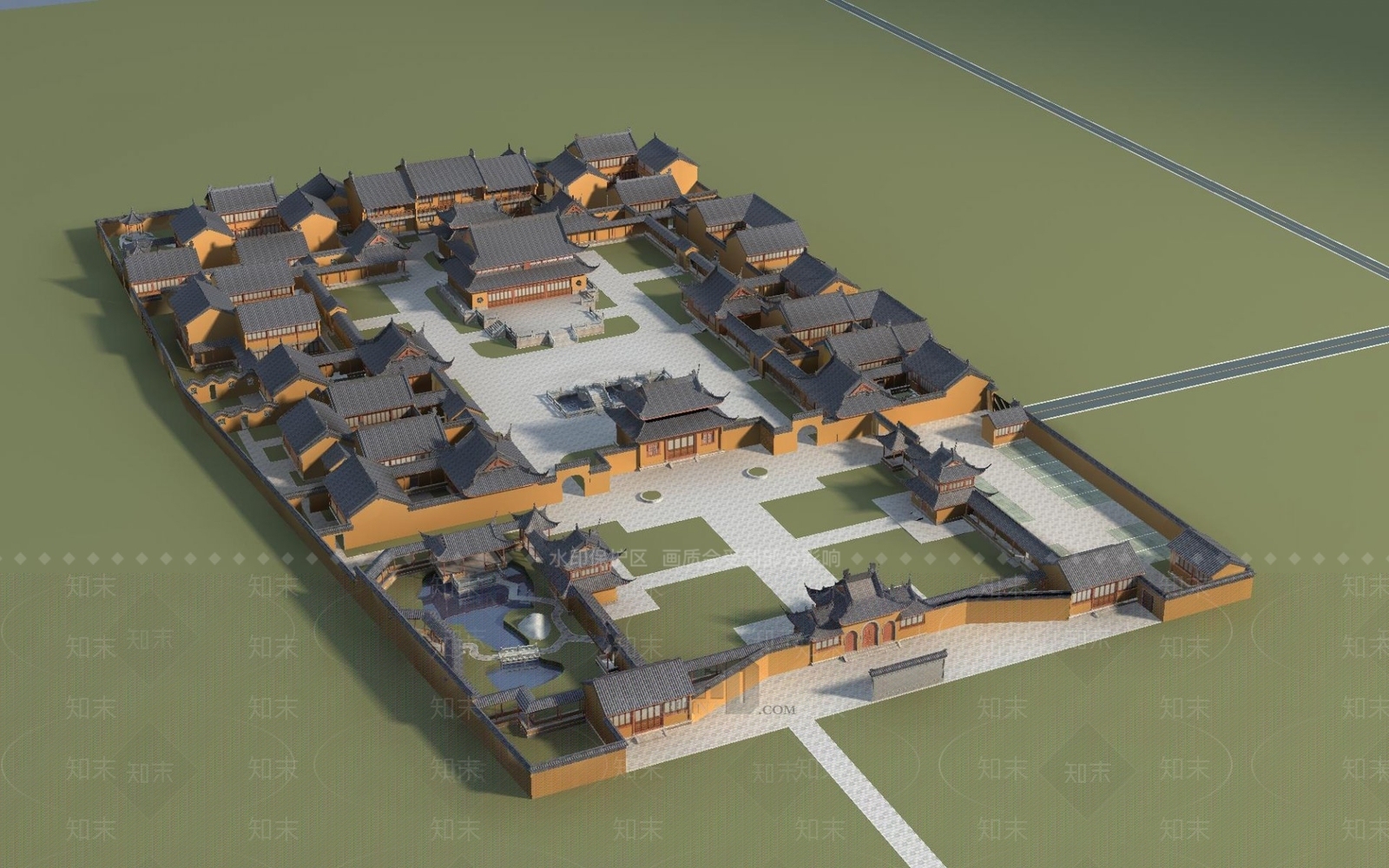 中式博古架3D模型下载【ID:1194518356】
