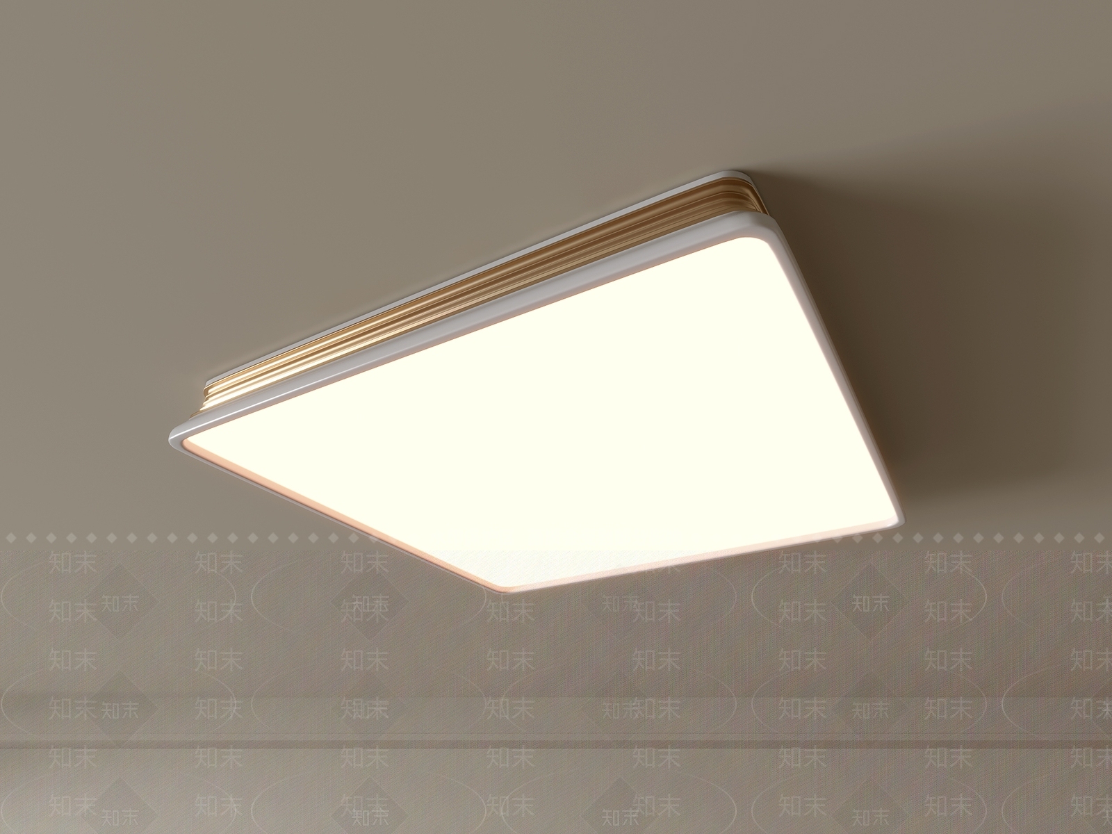 现代吸顶灯3D模型下载【ID:1194518733】