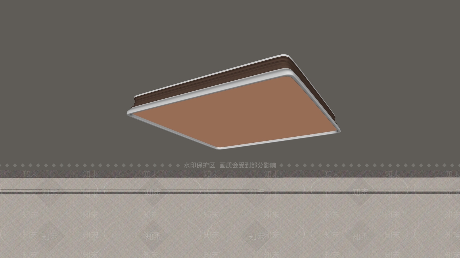 现代吸顶灯SU模型下载【ID:1194518777】