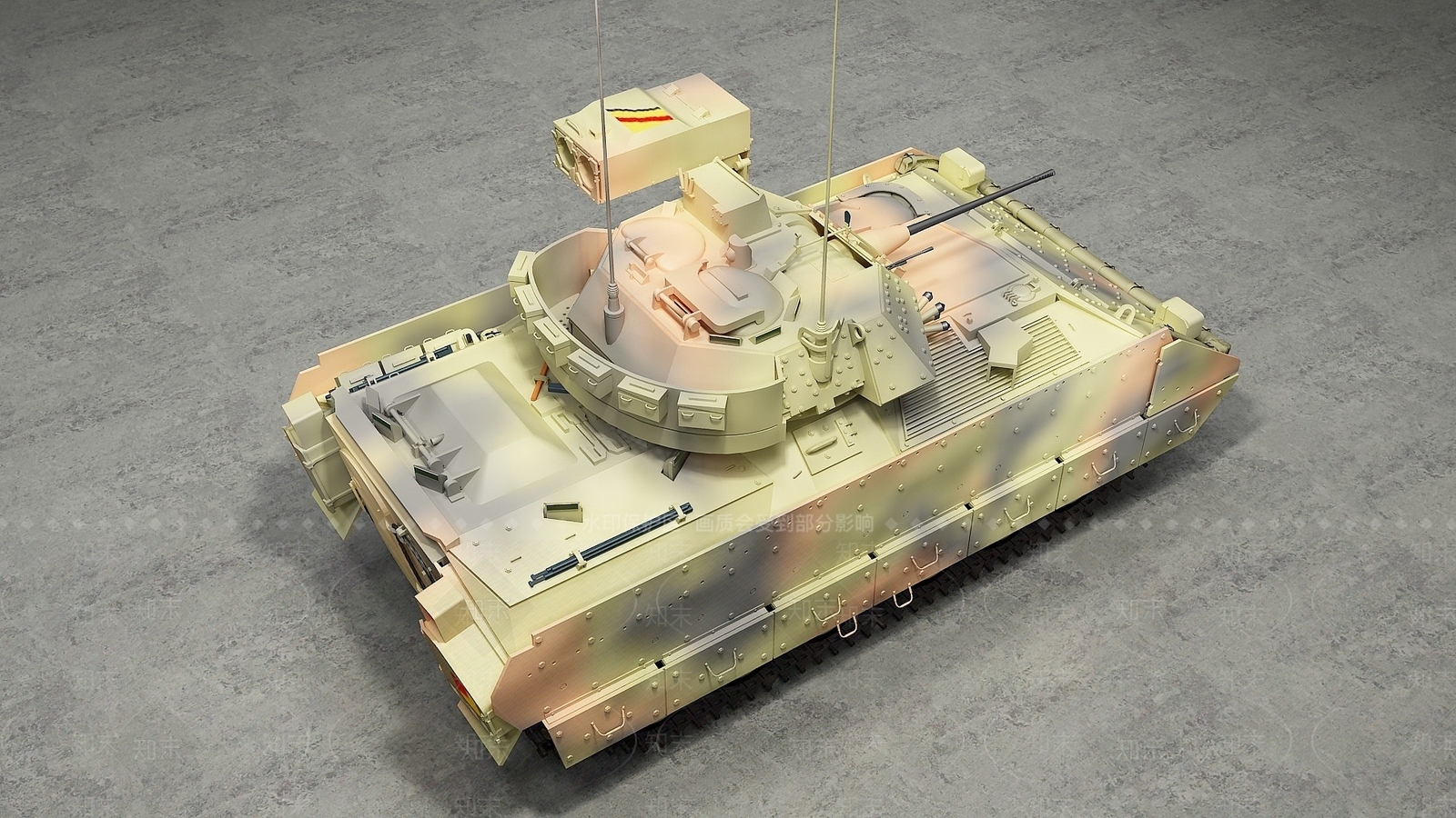 现代坦克3D模型下载【ID:1194519651】