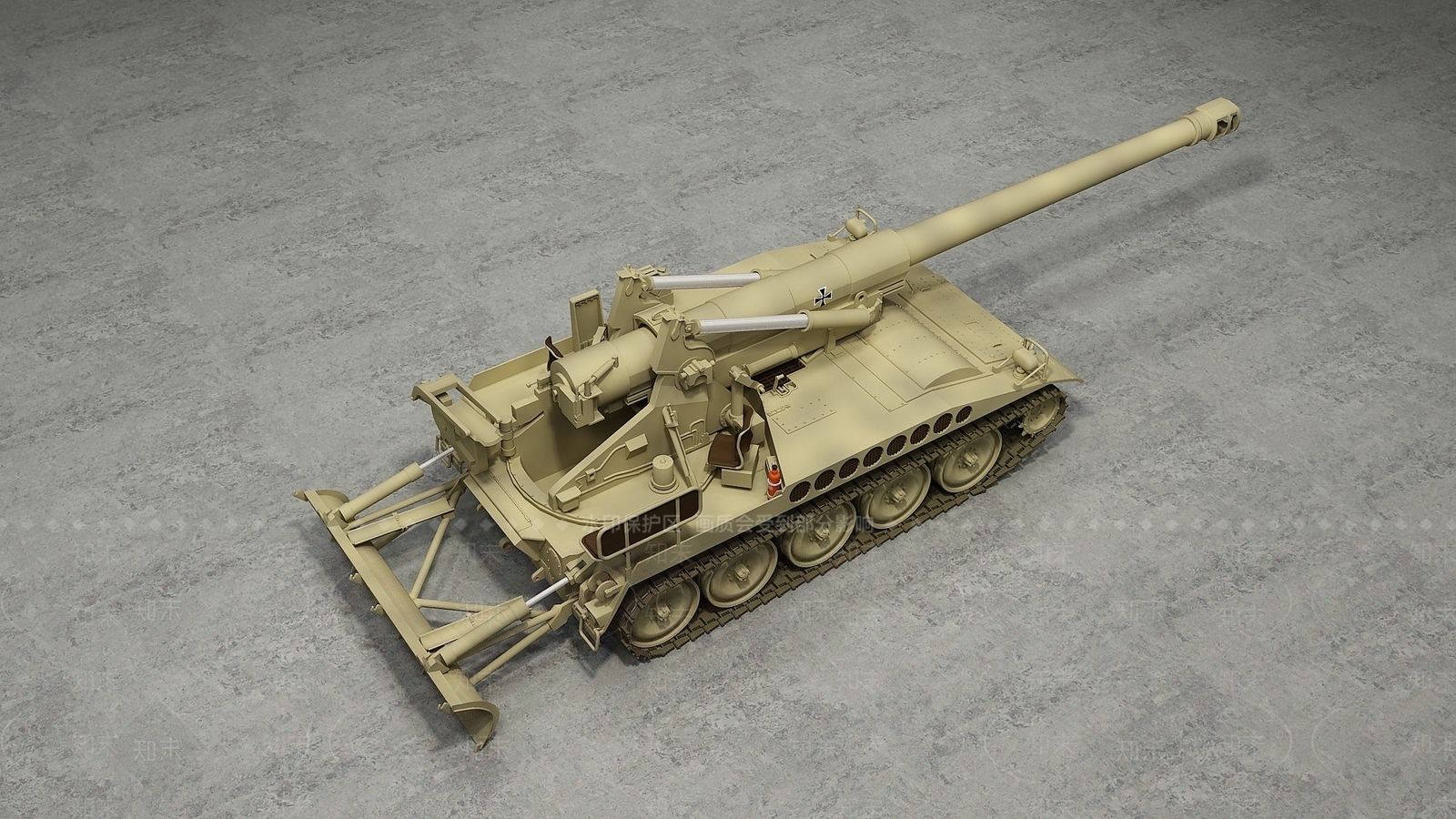 现代坦克3D模型下载【ID:1194519728】