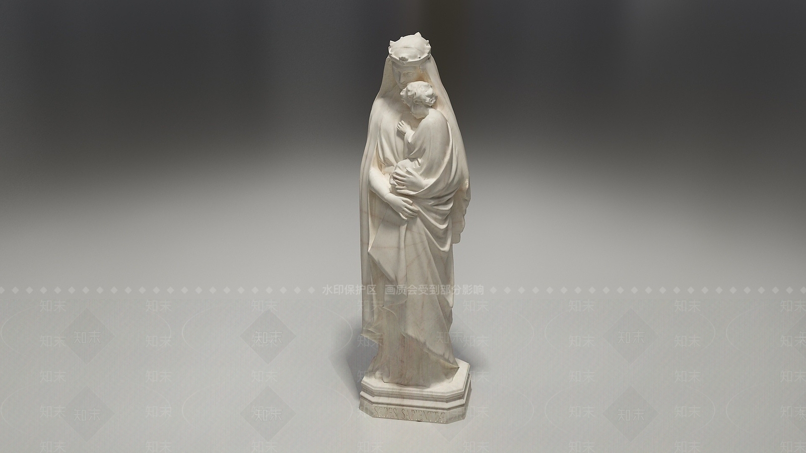 现代人物雕塑3D模型下载【ID:1194520247】