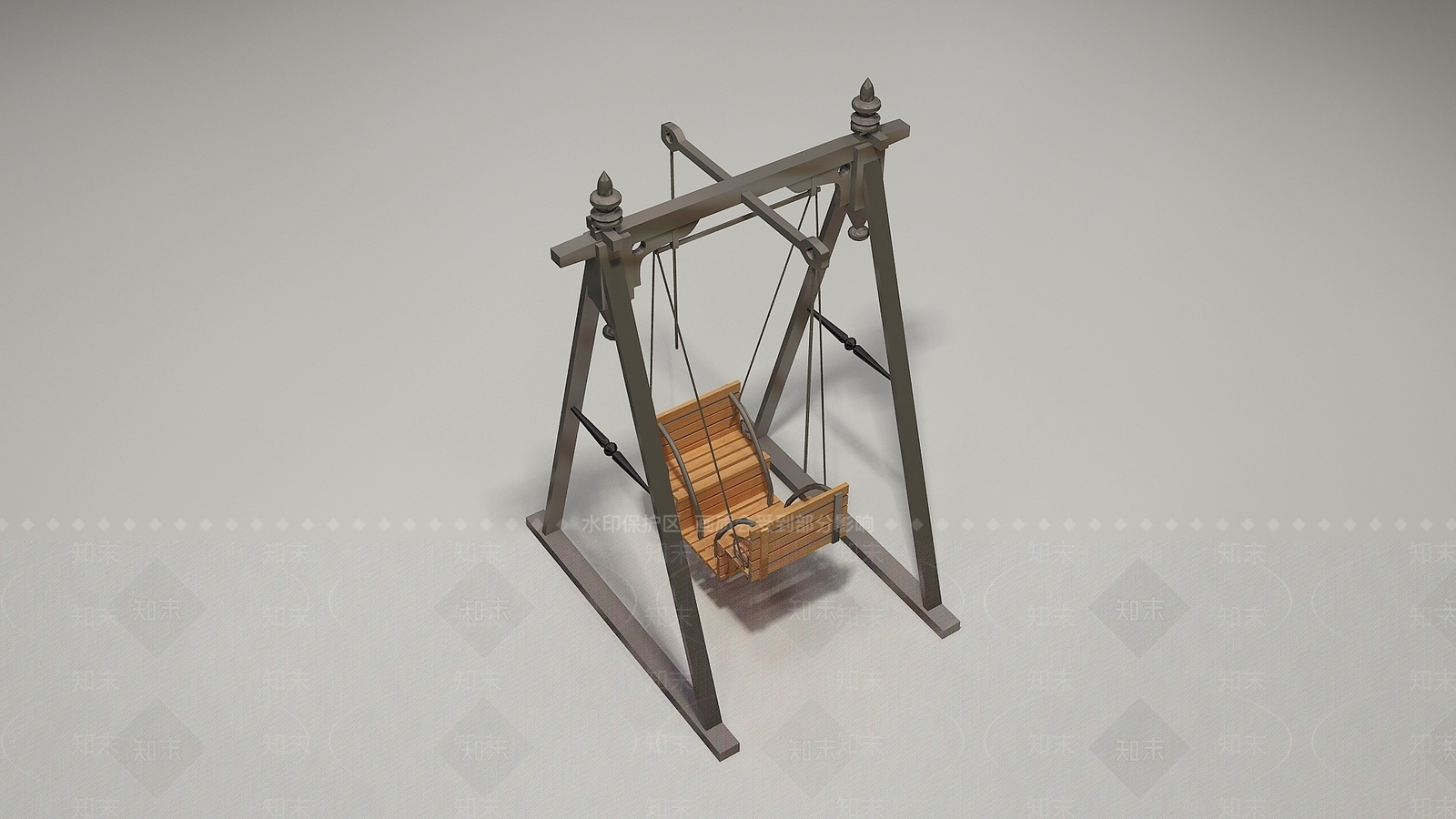 现代秋千3D模型下载【ID:1194520332】