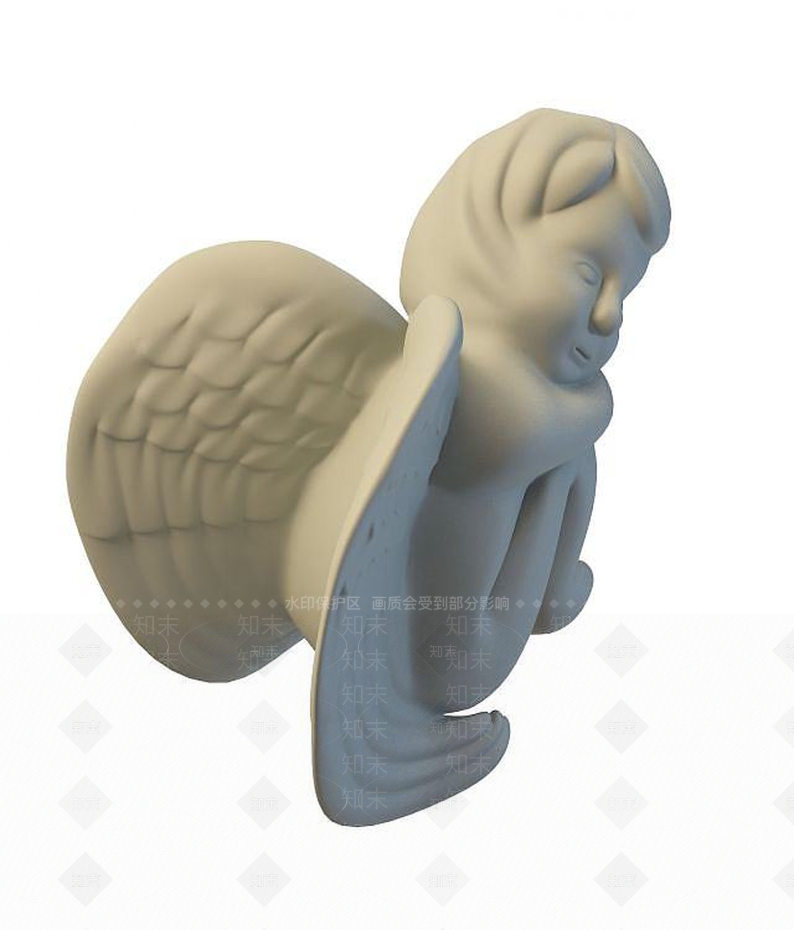 现代雕塑3D模型下载【ID:1194520433】