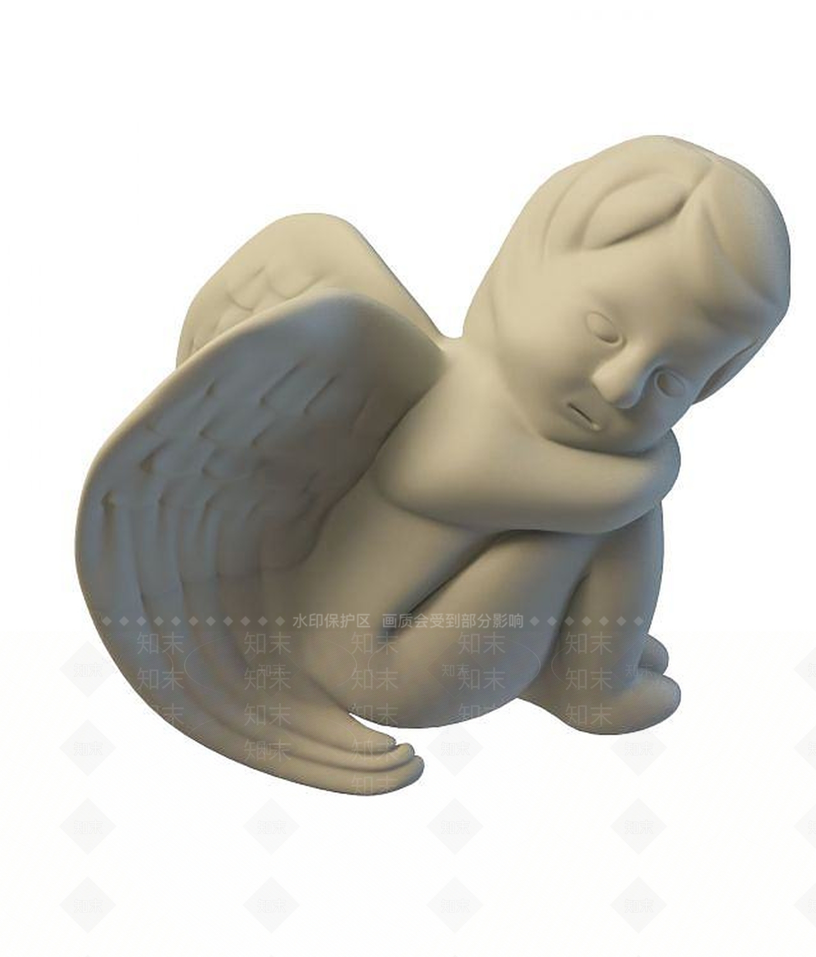 现代雕塑3D模型下载【ID:1194520433】
