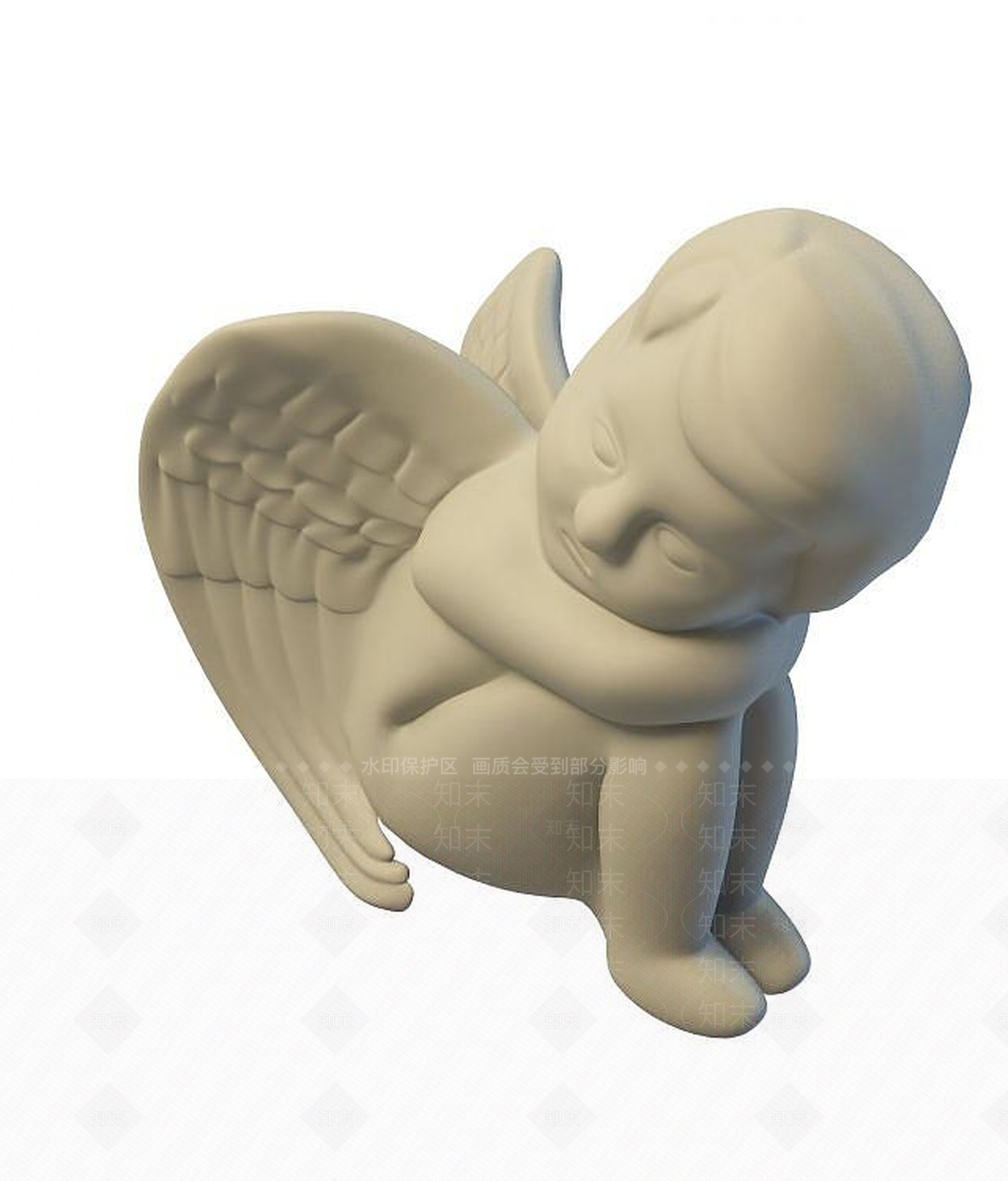 现代雕塑3D模型下载【ID:1194520433】