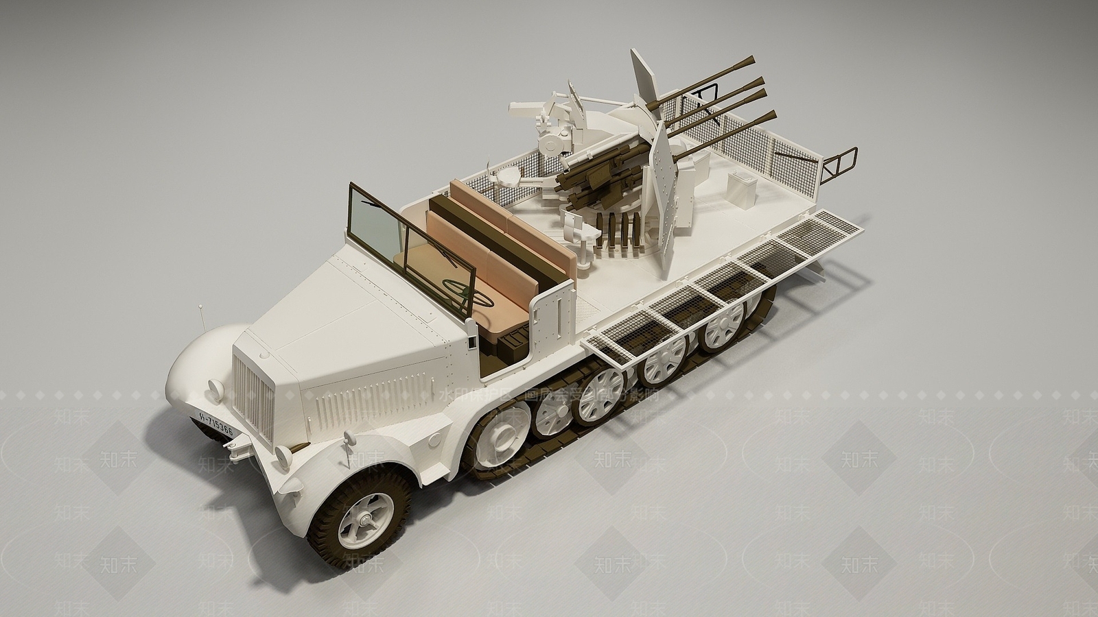 现代装甲车3D模型下载【ID:1194521724】