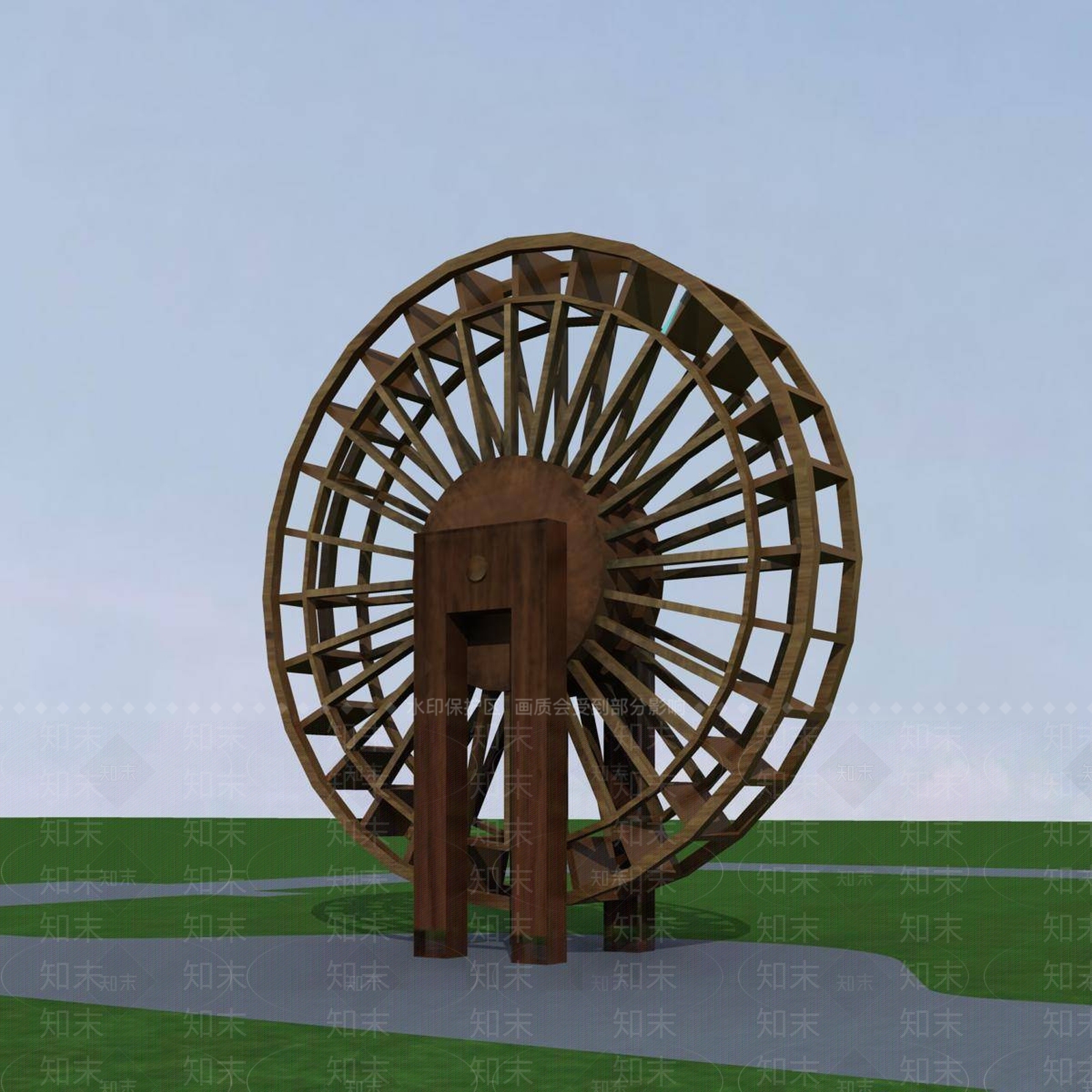 中式其他景观小品3D模型下载【ID:1194521942】