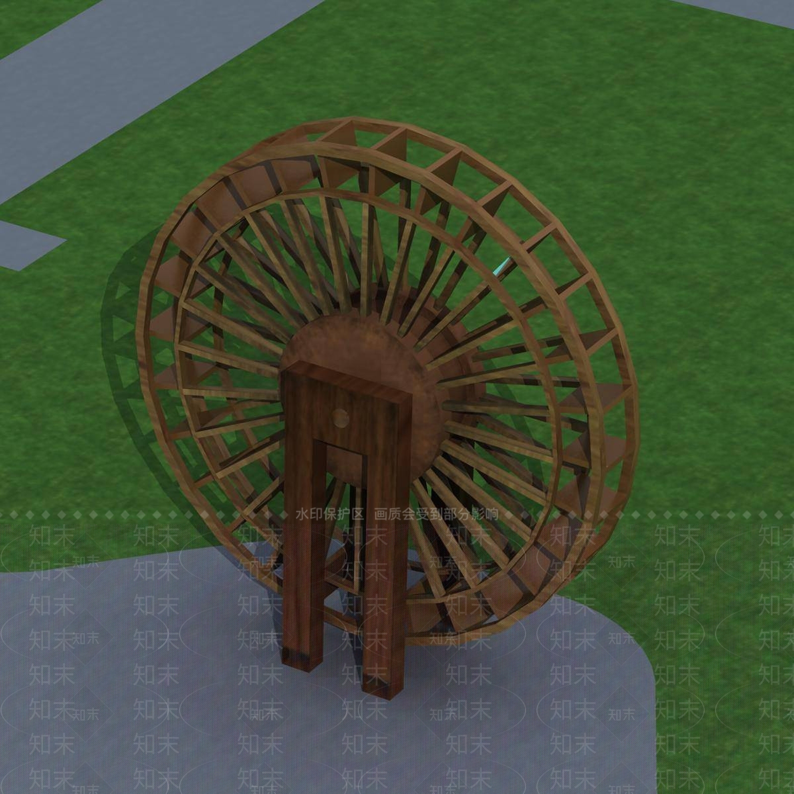 中式其他景观小品3D模型下载【ID:1194521942】