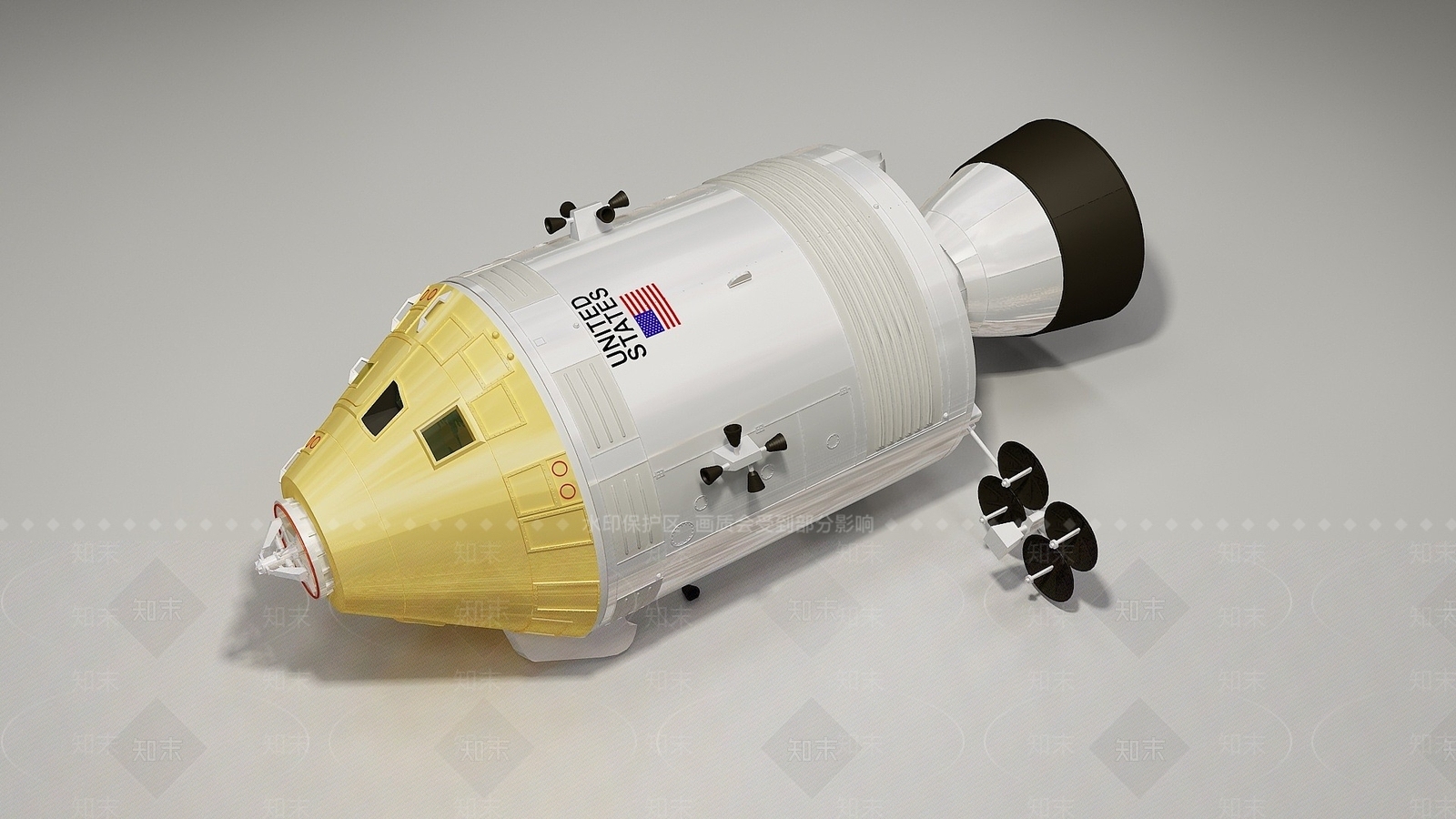 现代卫星3D模型下载【ID:1194522182】