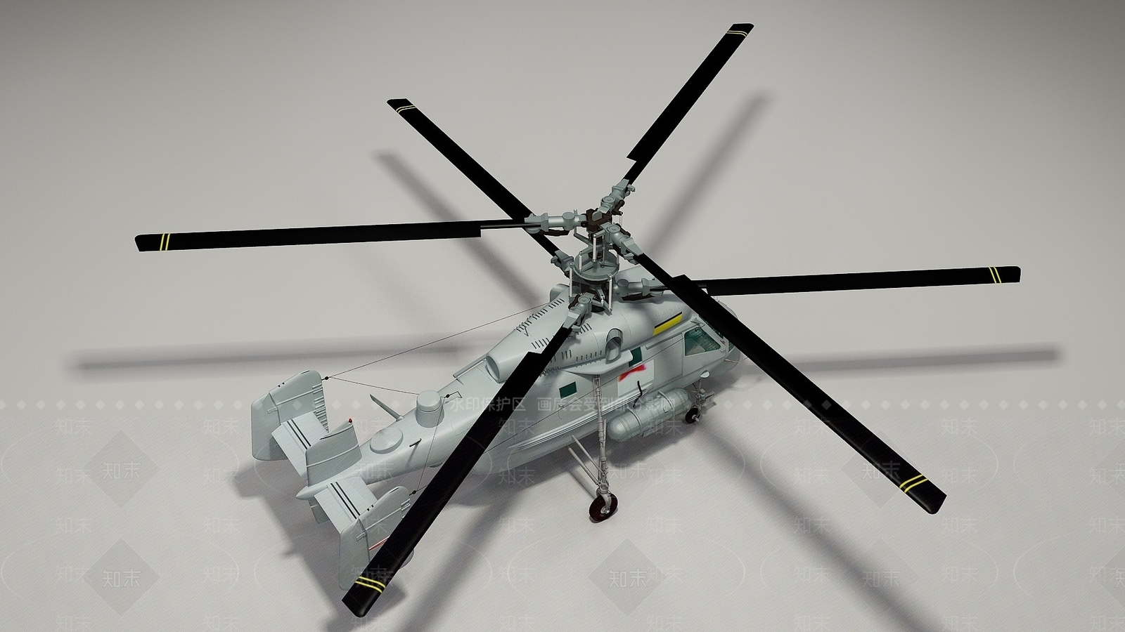 现代直升机3D模型下载【ID:1194522580】