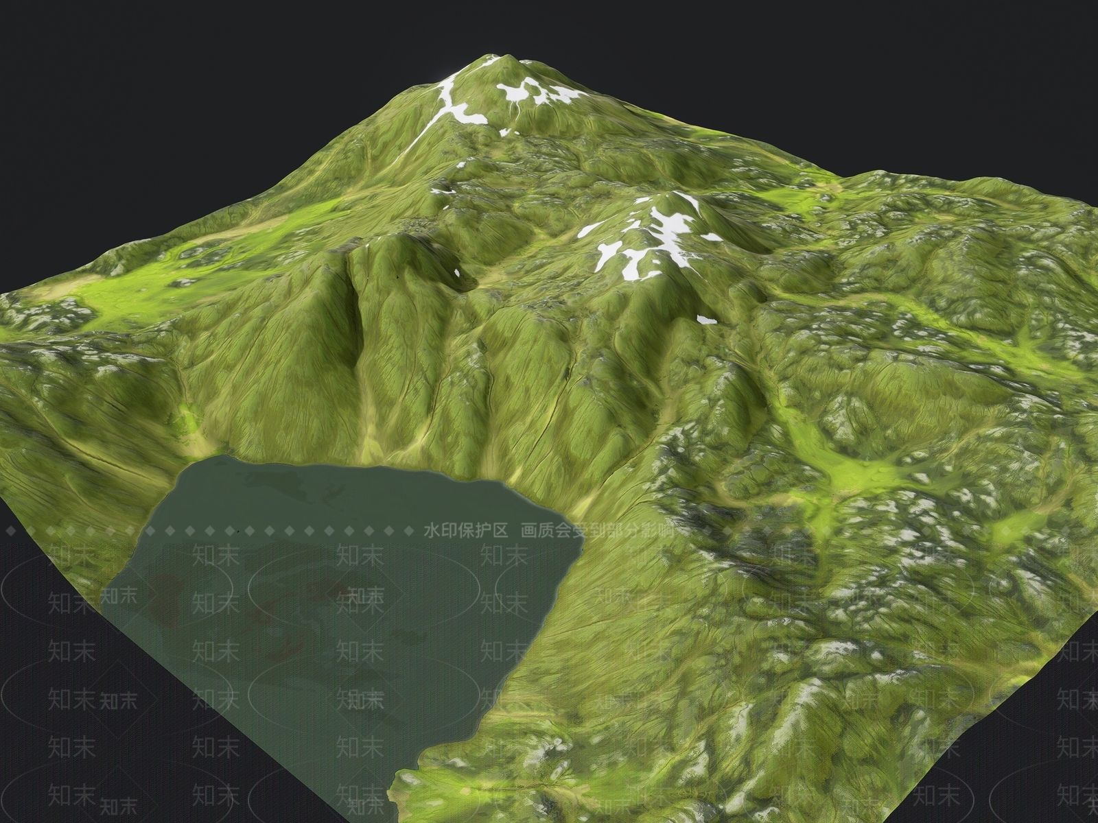 现代山SU模型下载【ID:1194522932】