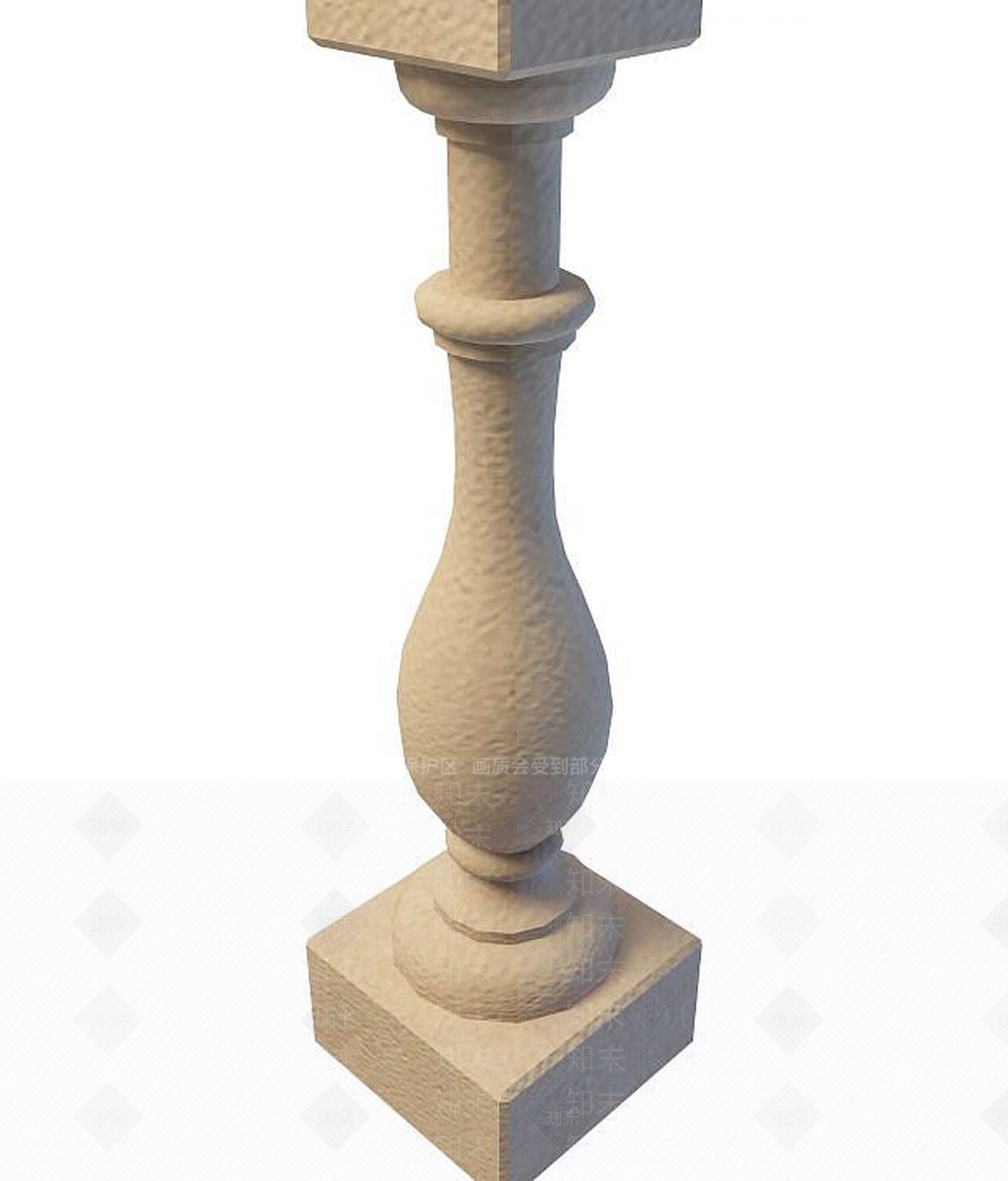现代柱子3D模型下载【ID:1194524240】