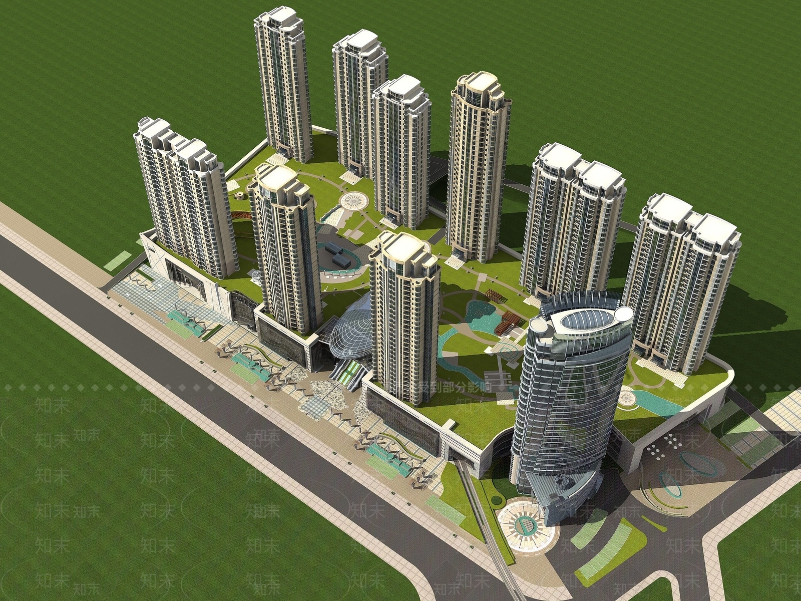 现代嘉洲阳光3D模型下载【ID:1194525871】