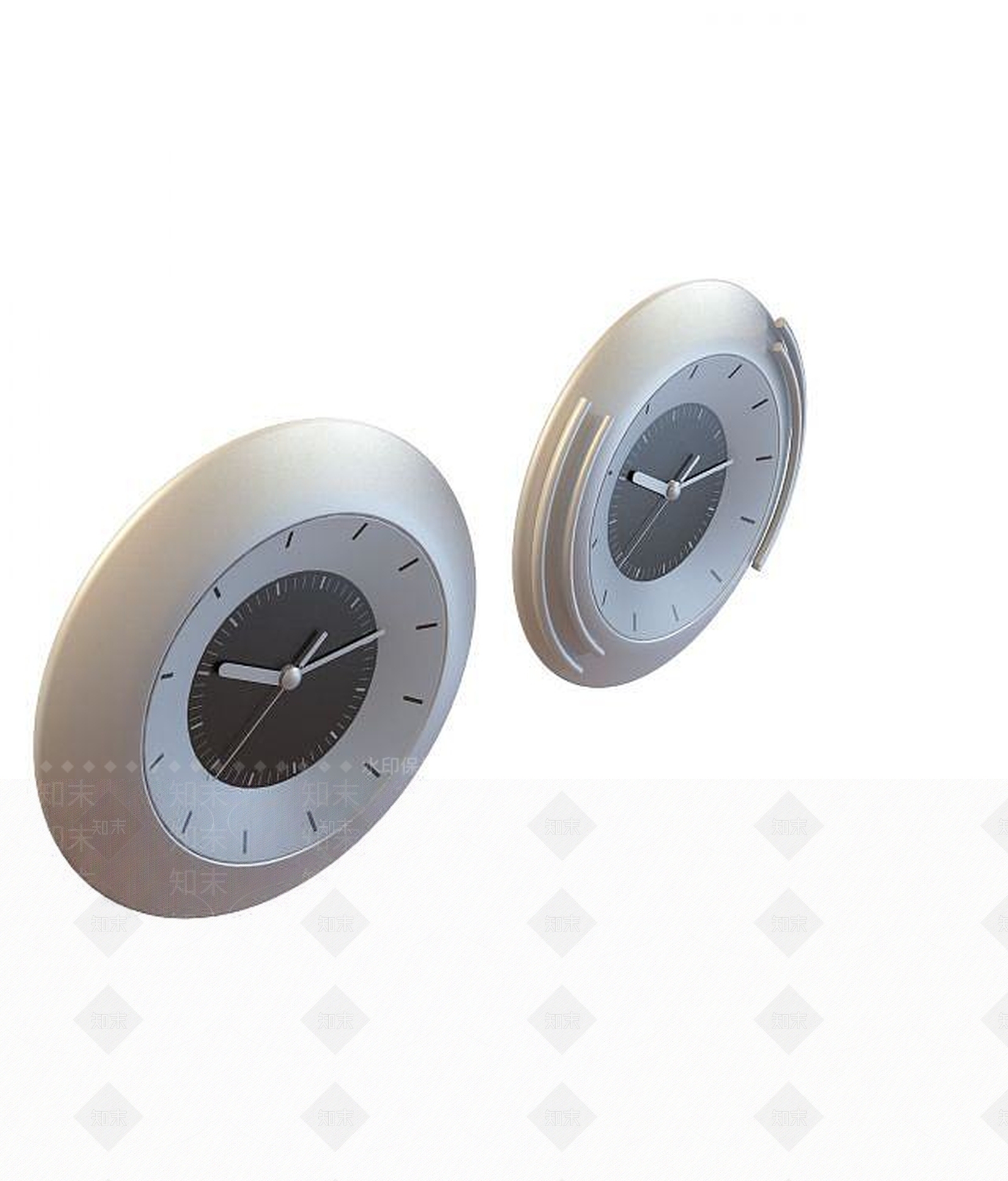 现代闹钟3D模型下载【ID:1194527586】