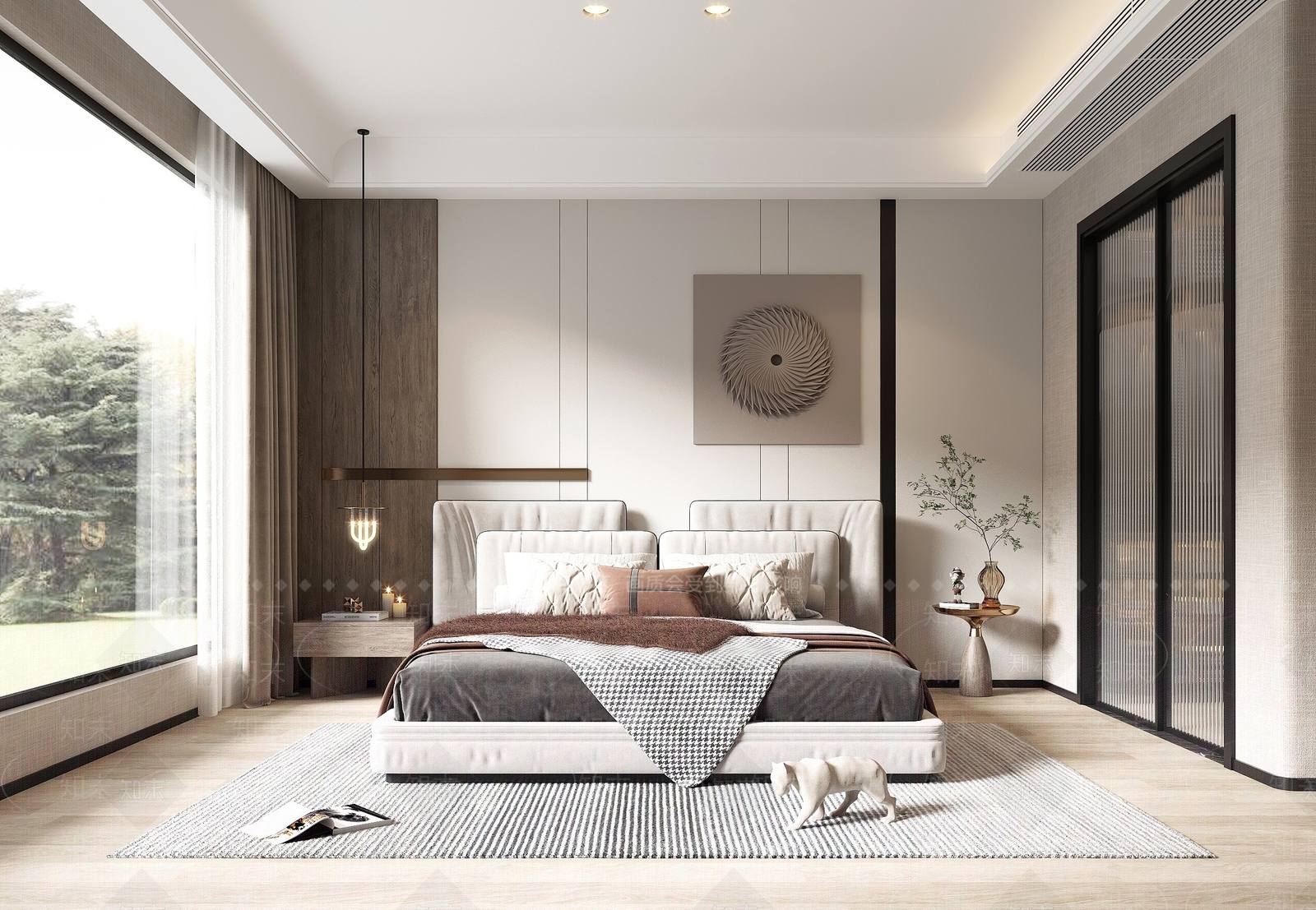 现代卧室床具3D模型下载【ID:1194528818】